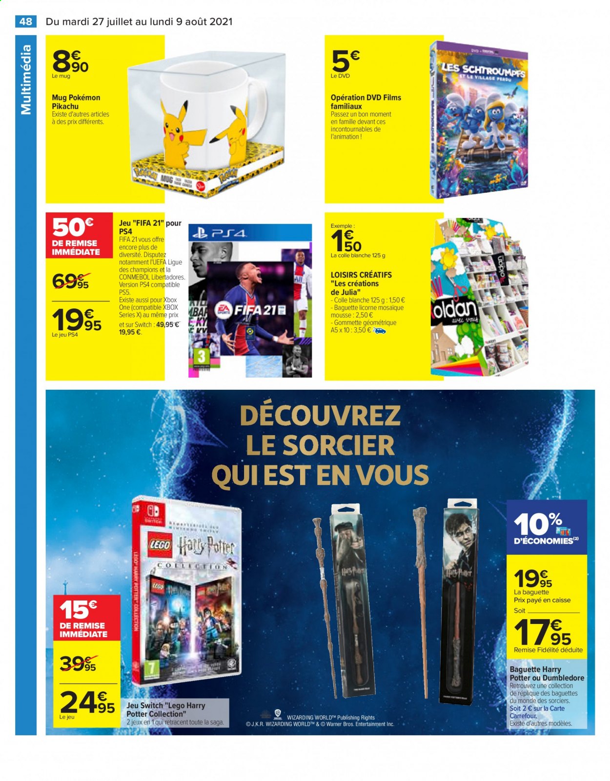 Catalogue Carrefour Hypermarchés - 27/07/2021 - 09/08/2021. Page 49