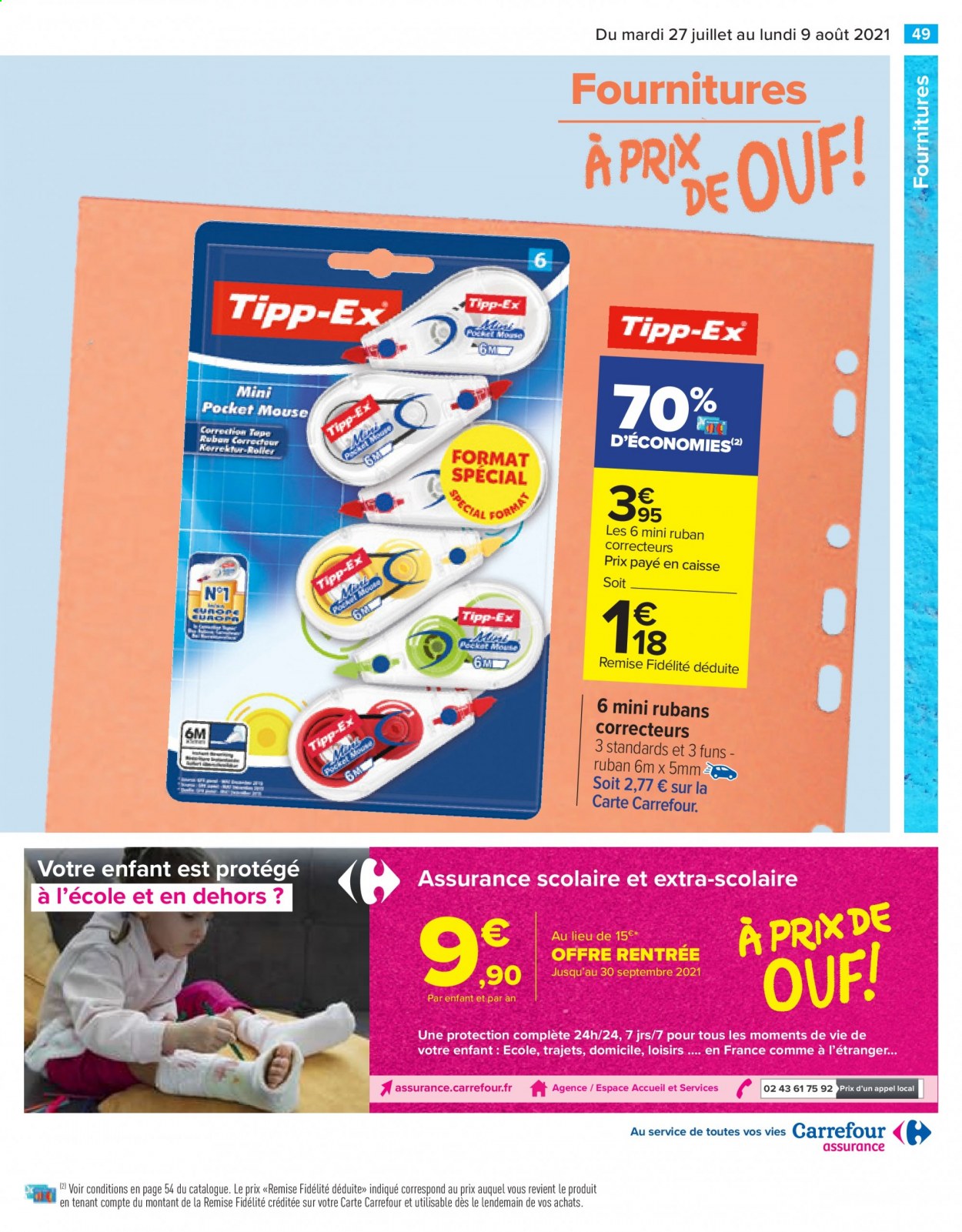 Catalogue Carrefour Hypermarchés - 27/07/2021 - 09/08/2021. Page 50