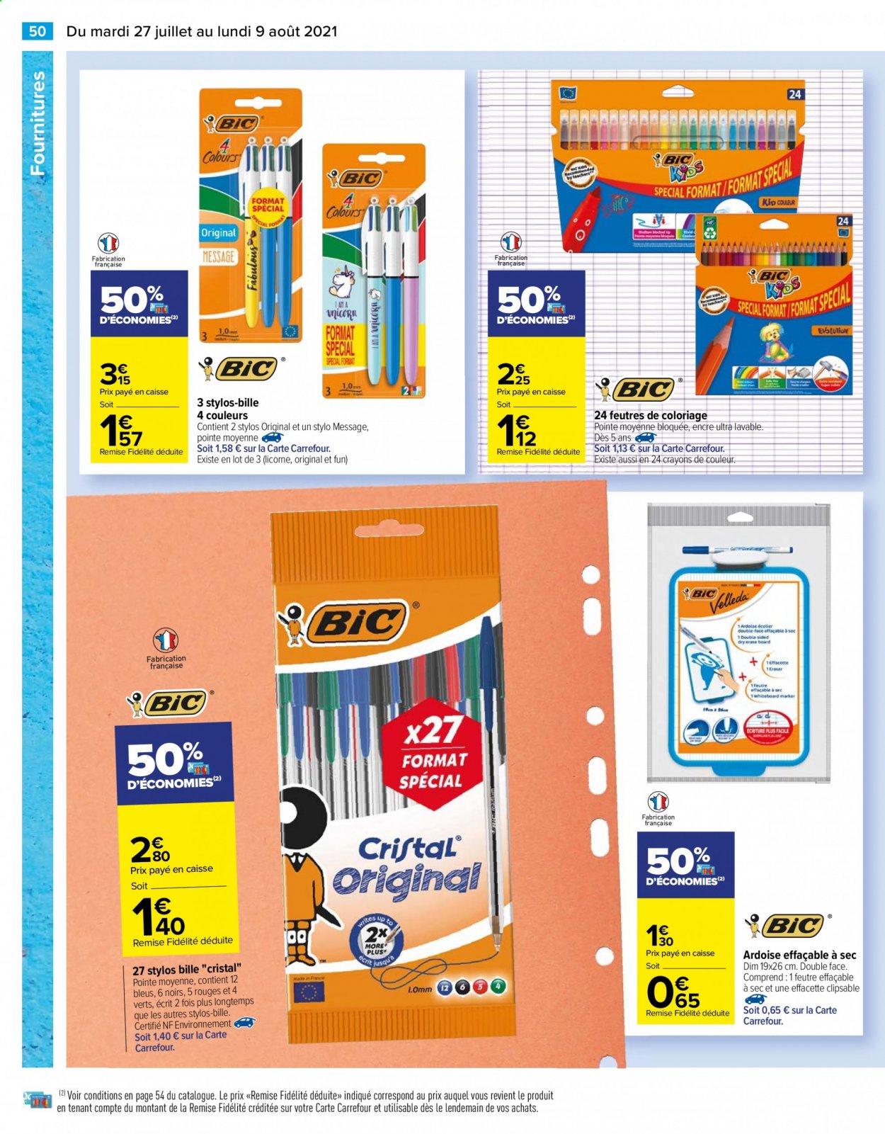 Catalogue Carrefour Hypermarchés - 27/07/2021 - 09/08/2021. Page 51