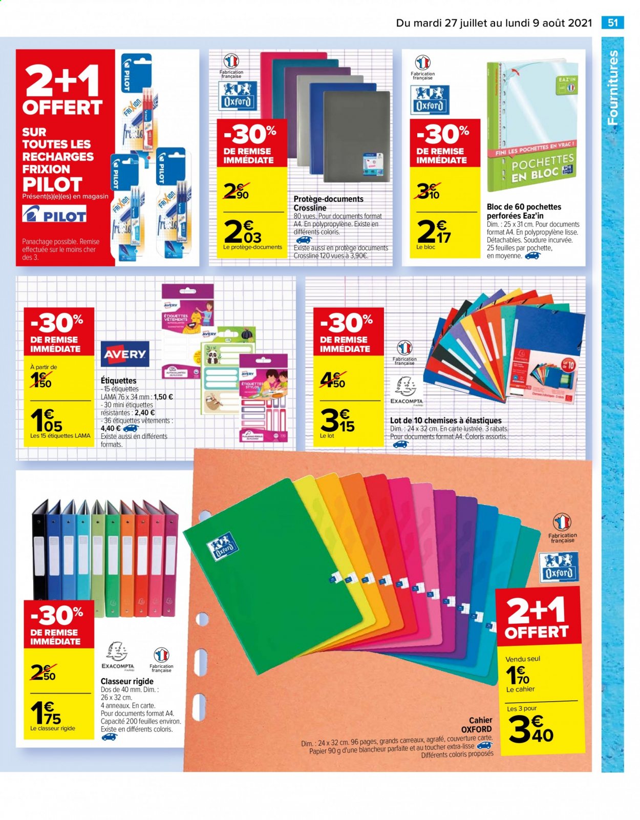 Catalogue Carrefour Hypermarchés - 27/07/2021 - 09/08/2021. Page 52