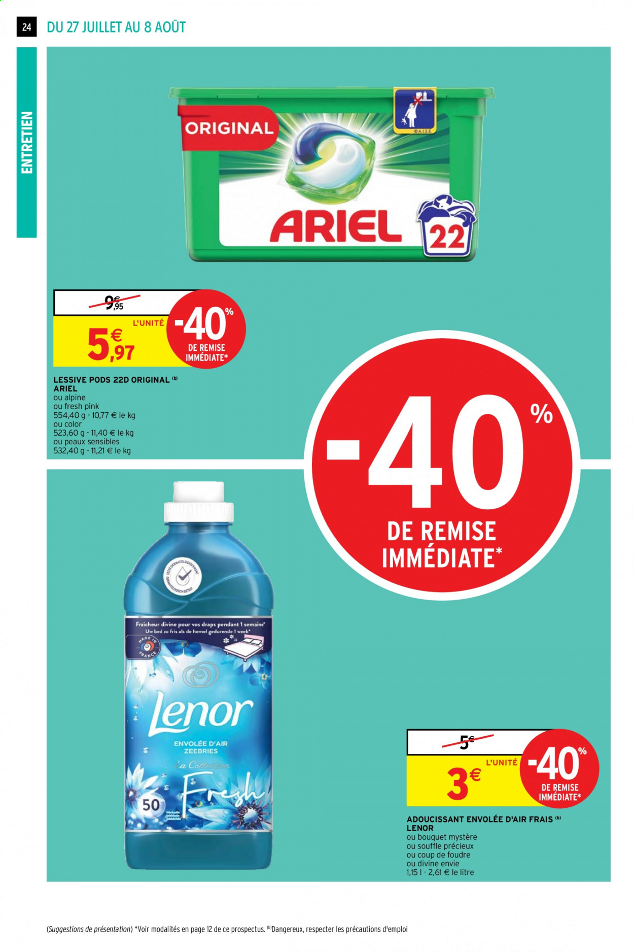 Catalogue Intermarché Contact - 27/07/2021 - 08/08/2021. Page 24