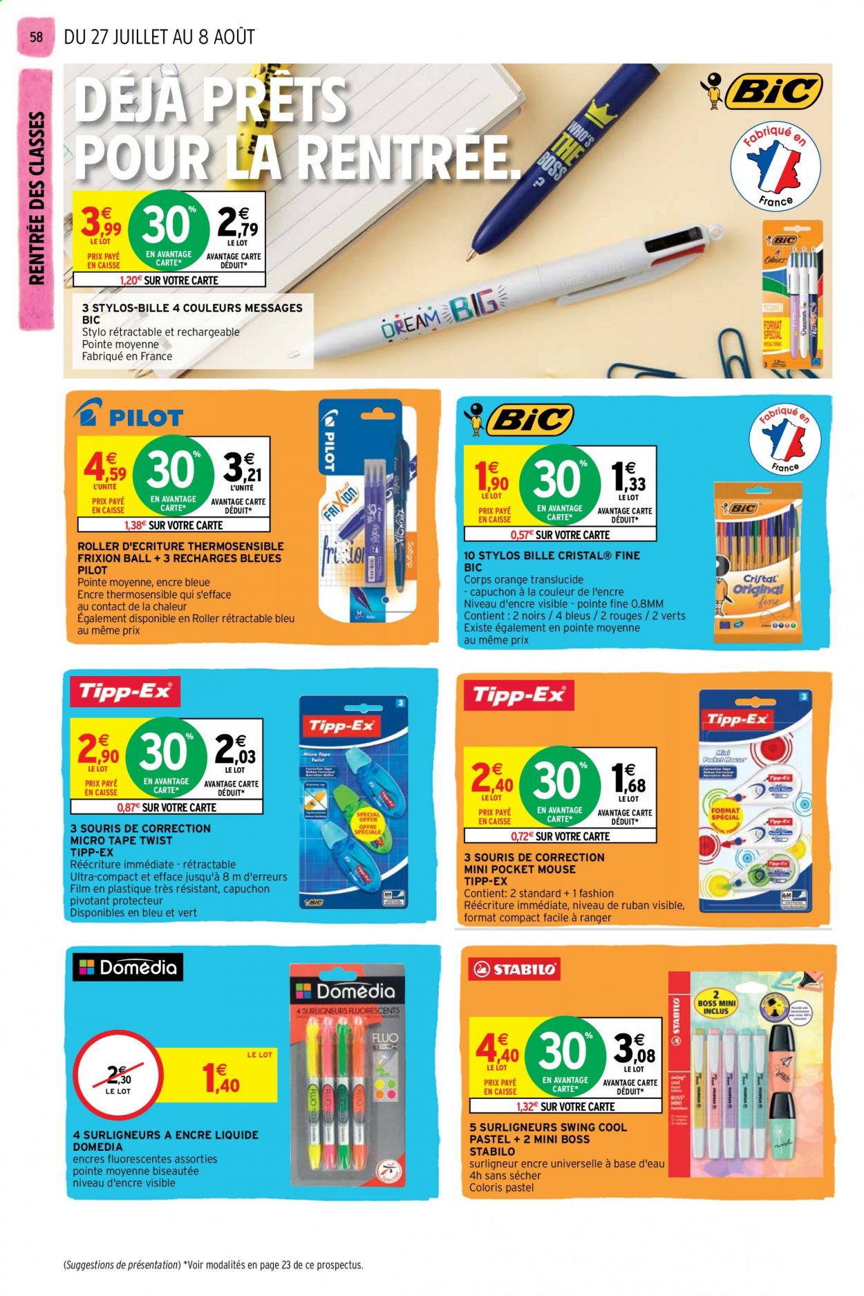 Catalogue Intermarché Super - 27/07/2021 - 08/08/2021. Page 58