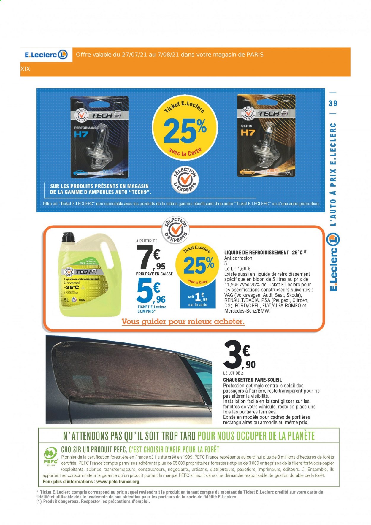 Catalogue E.Leclerc - 27/07/2021 - 07/08/2021. Page 39