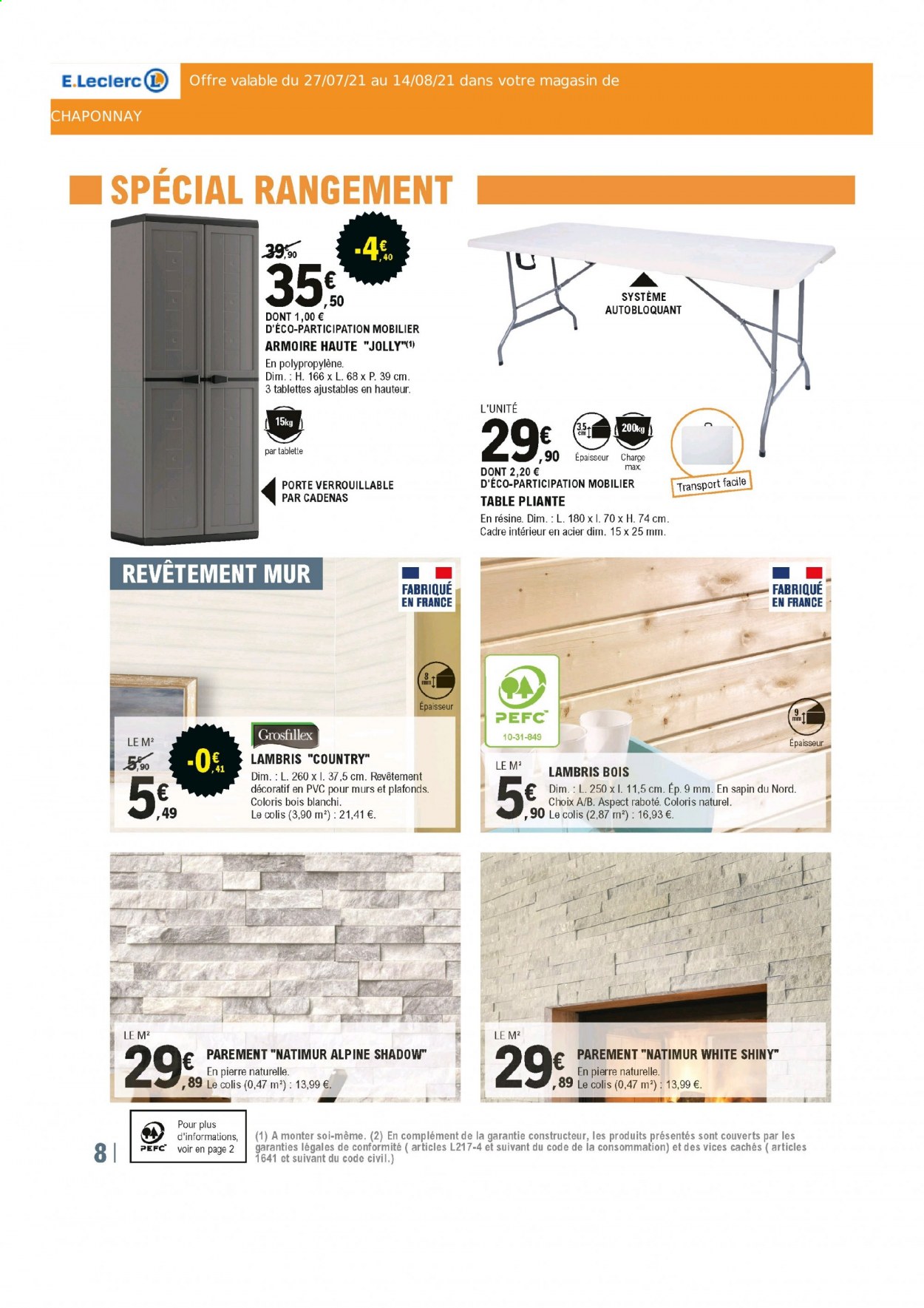 Catalogue E.Leclerc - 27/07/2021 - 14/08/2021. Page 8