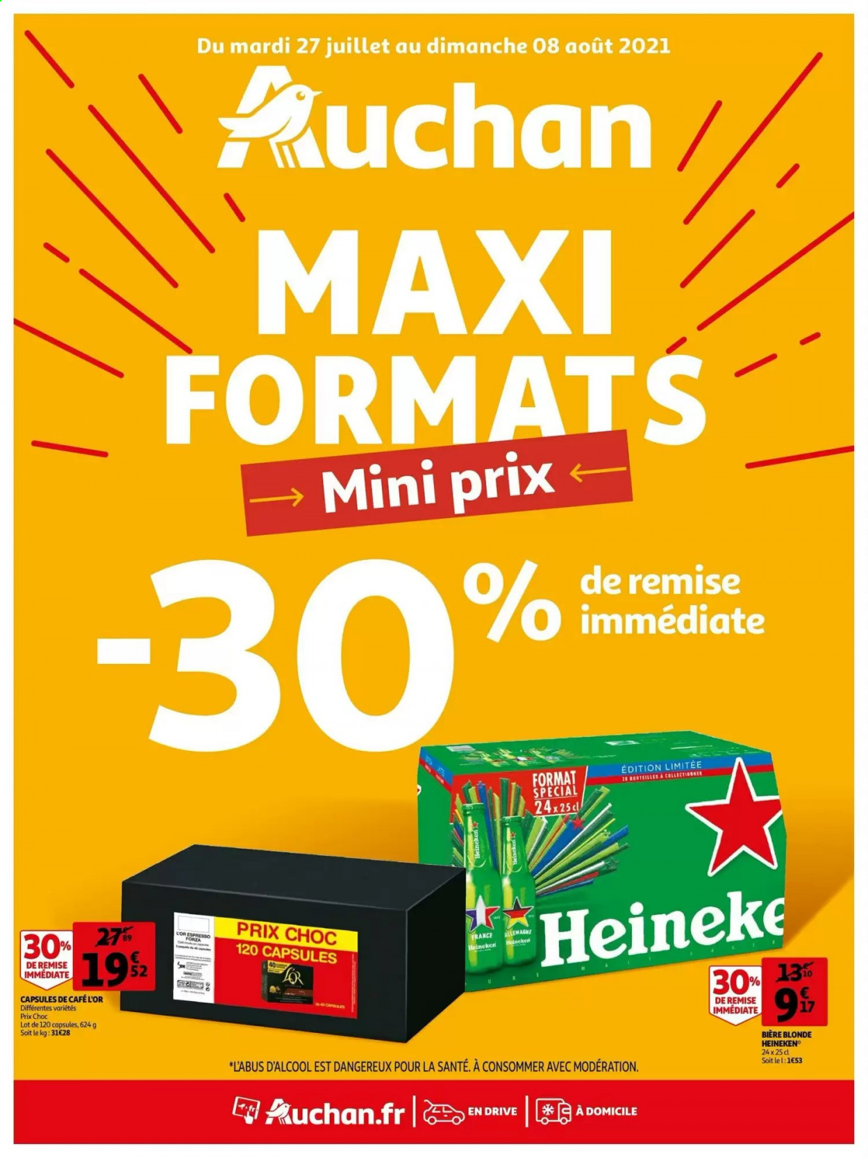 Catalogue Auchan - 27/07/2021 - 08/08/2021. Page 1
