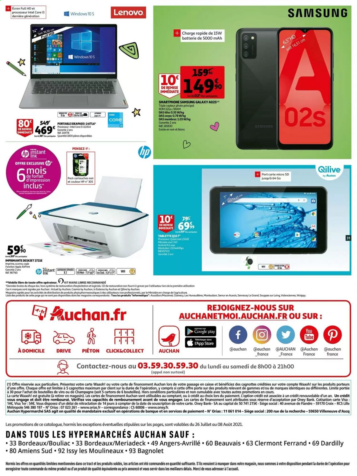 Catalogue Auchan - 27/07/2021 - 08/08/2021. Page 31