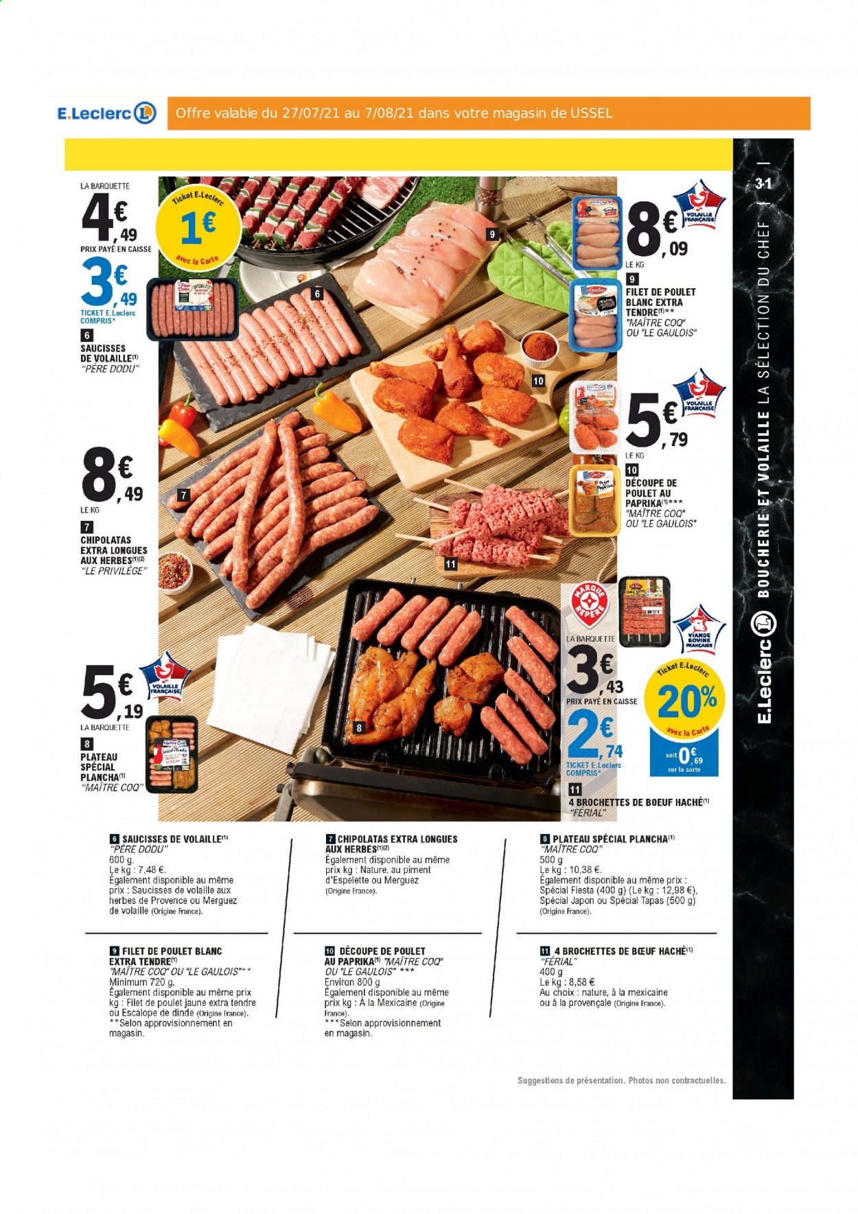 Catalogue E.Leclerc - 27/07/2021 - 07/08/2021. Page 31