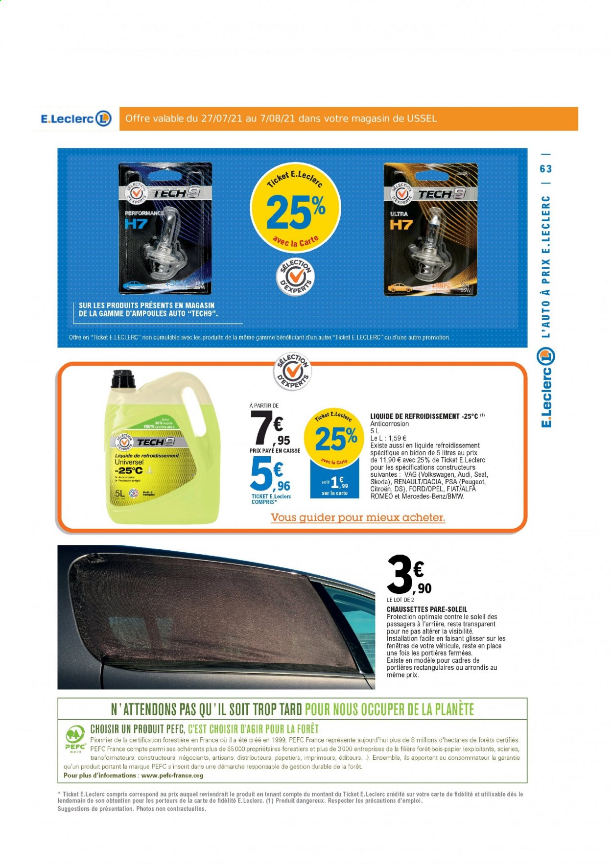 Catalogue E.Leclerc - 27/07/2021 - 07/08/2021. Page 63
