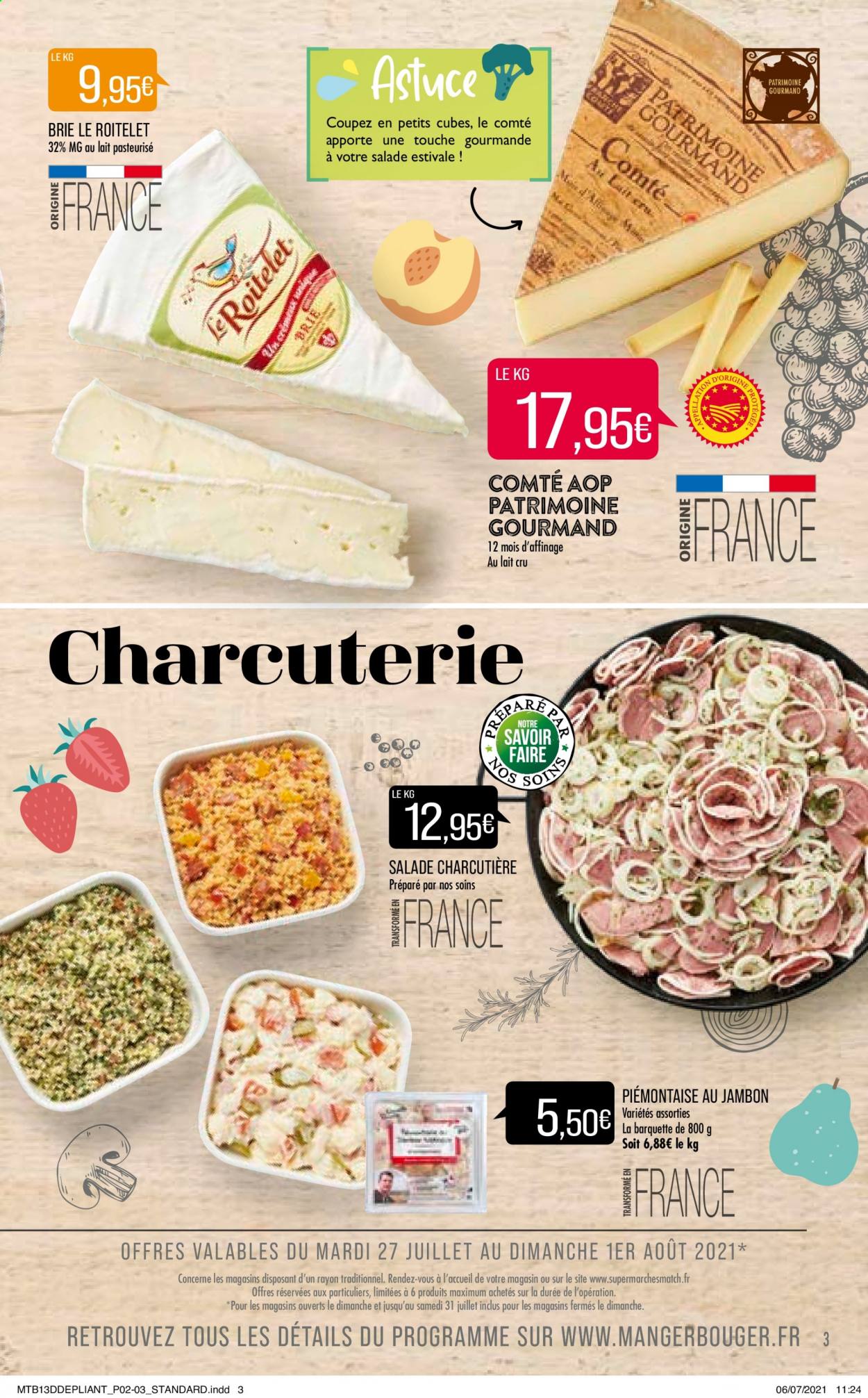 Catalogue Supermarché Match - 27/07/2021 - 08/08/2021. Page 3