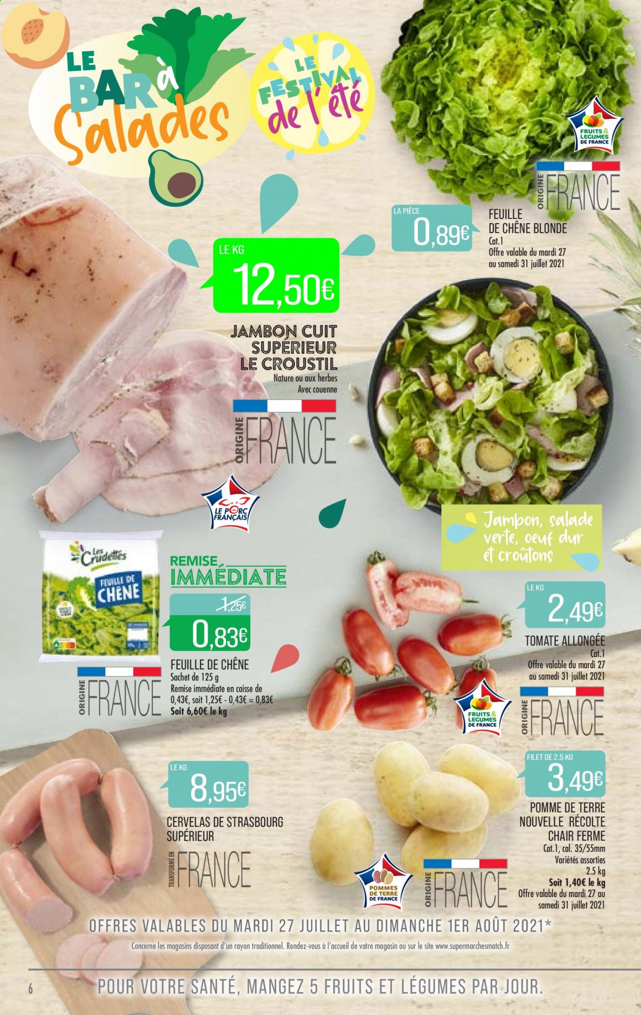 Catalogue Supermarché Match - 27/07/2021 - 08/08/2021. Page 6