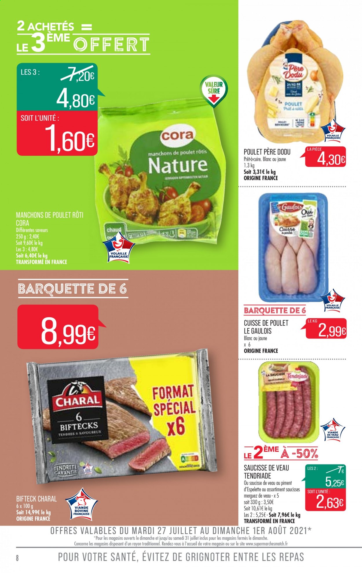 Catalogue Supermarché Match - 27/07/2021 - 08/08/2021. Page 8