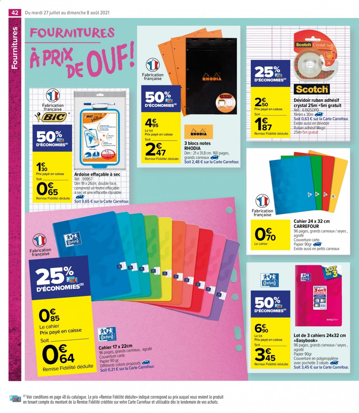Catalogue Carrefour Market - 27/07/2021 - 08/08/2021. Page 42