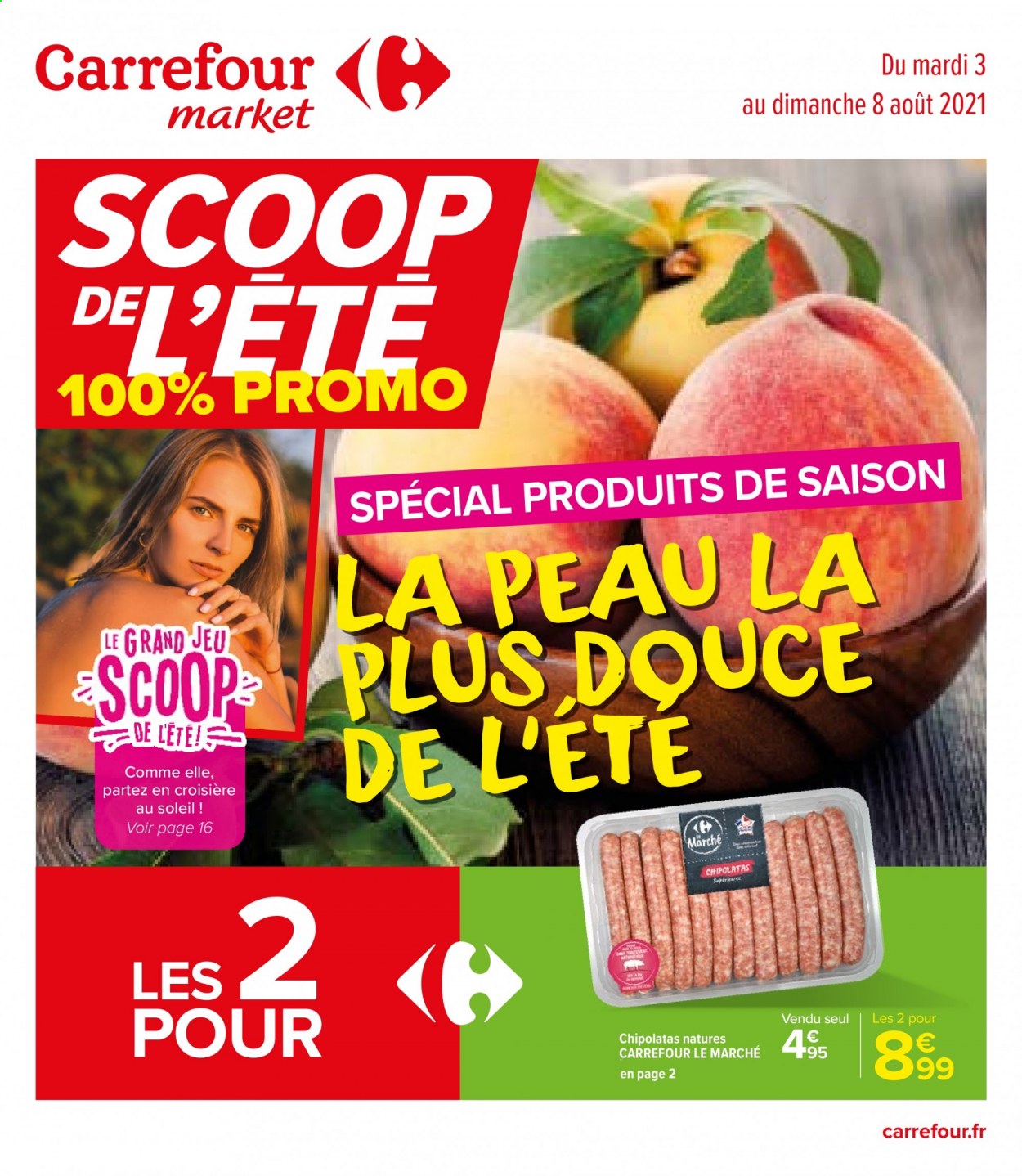 Catalogue Carrefour Market - 03/08/2021 - 08/08/2021. Page 1