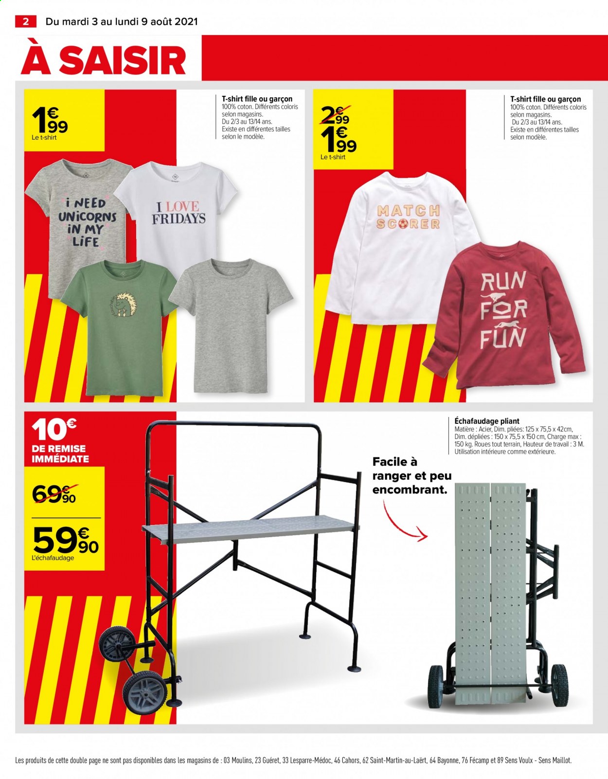 Catalogue Carrefour Hypermarchés - 03/08/2021 - 09/08/2021. Page 2