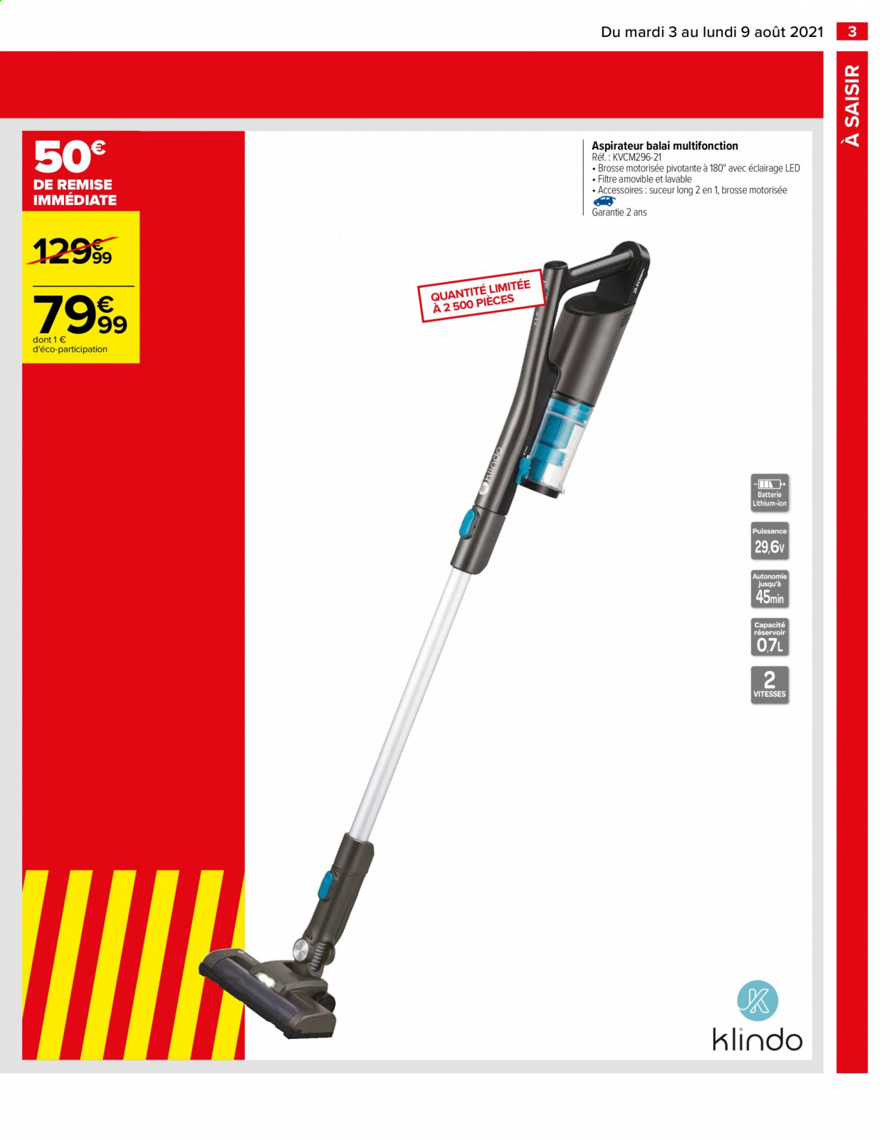 Catalogue Carrefour Hypermarchés - 03/08/2021 - 09/08/2021. Page 3