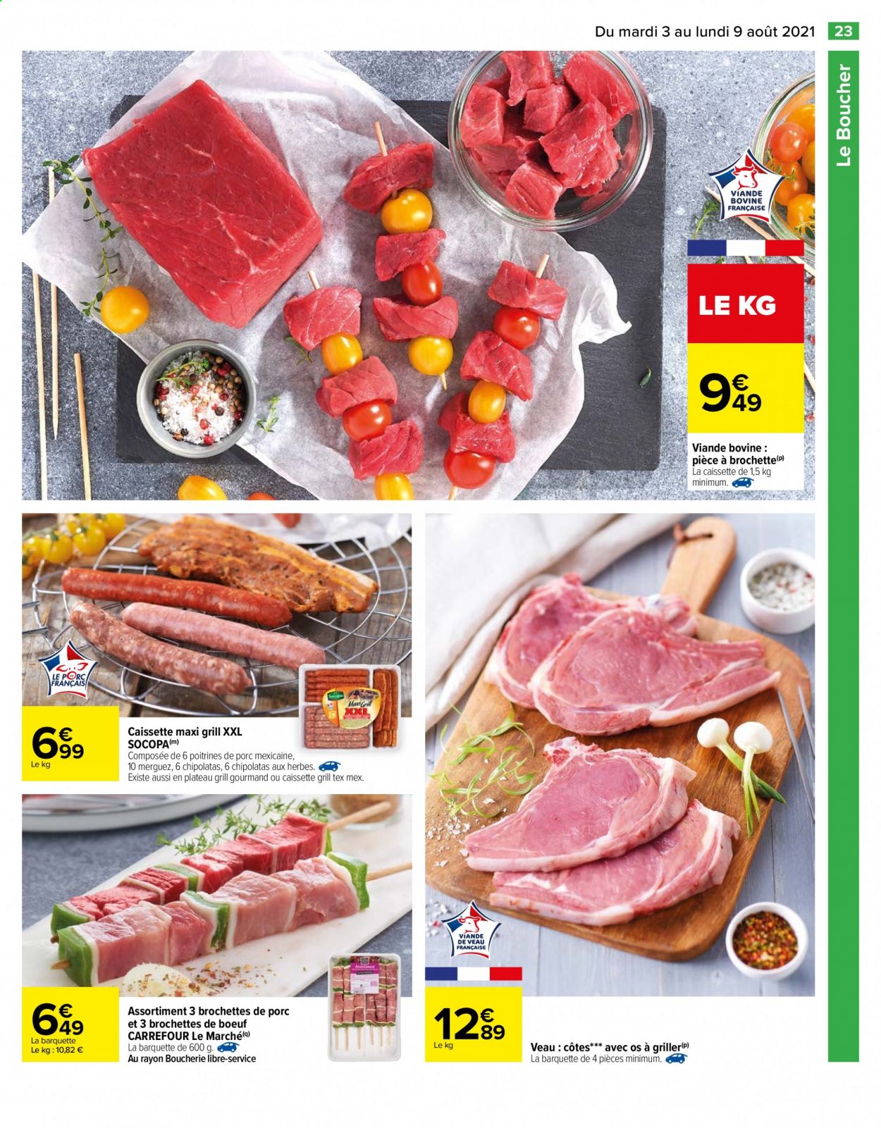 Catalogue Carrefour Hypermarchés - 03/08/2021 - 09/08/2021. Page 23