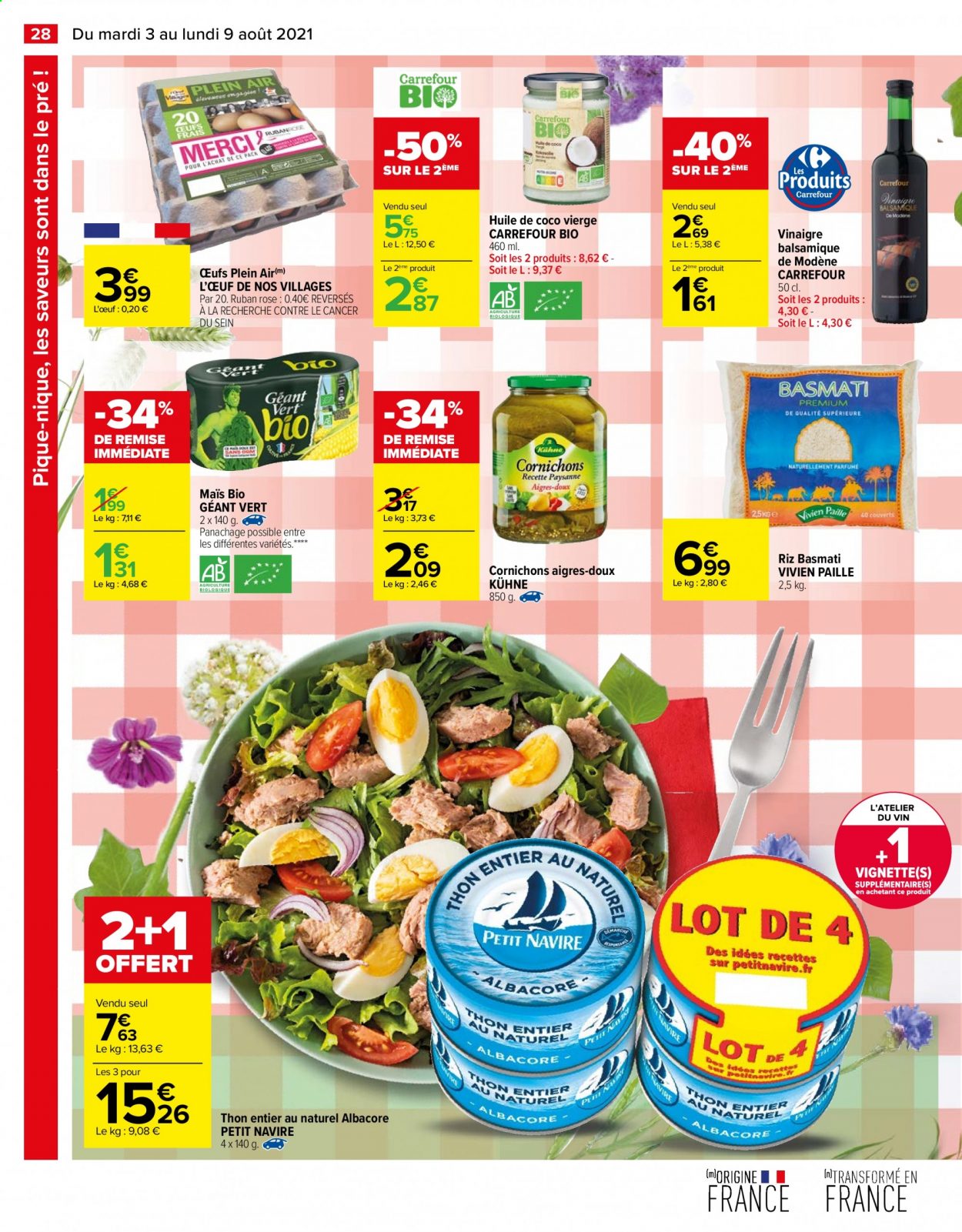 Catalogue Carrefour Hypermarchés - 03/08/2021 - 09/08/2021. Page 28
