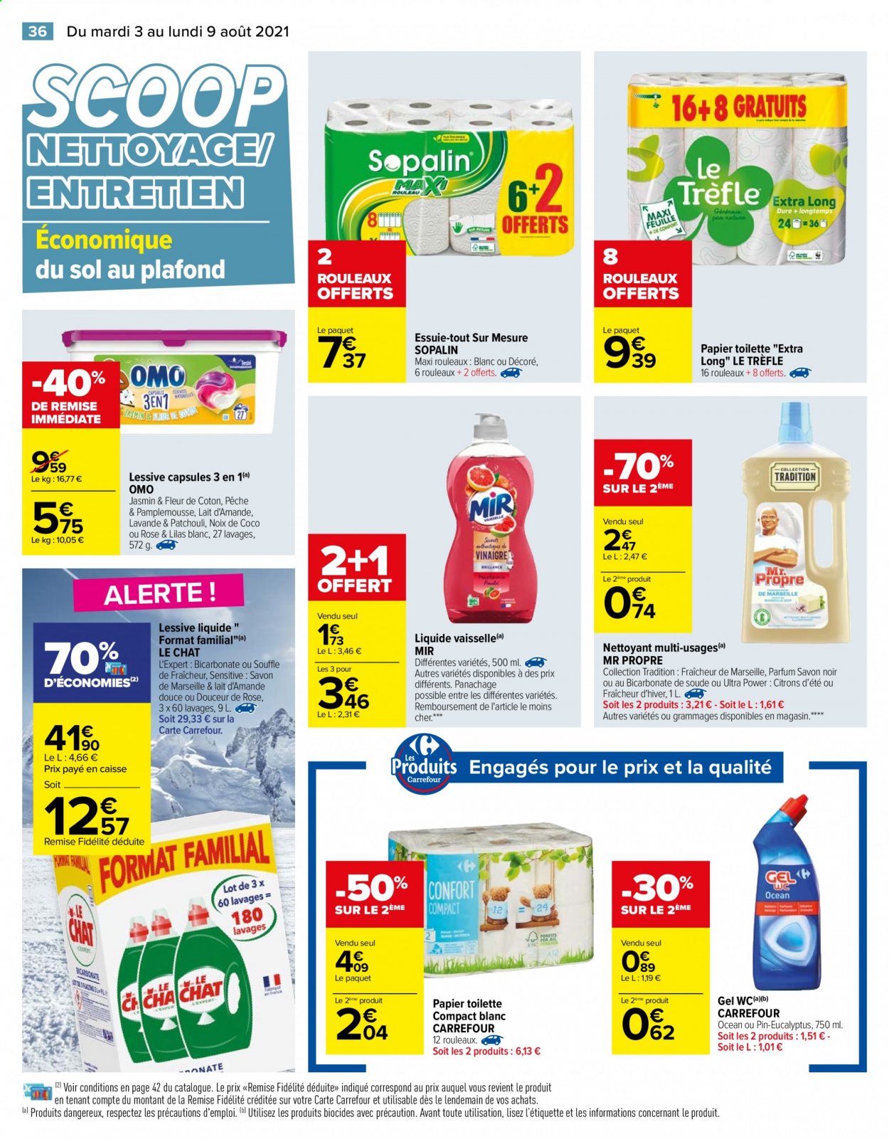 Catalogue Carrefour Hypermarchés - 03/08/2021 - 09/08/2021. Page 36