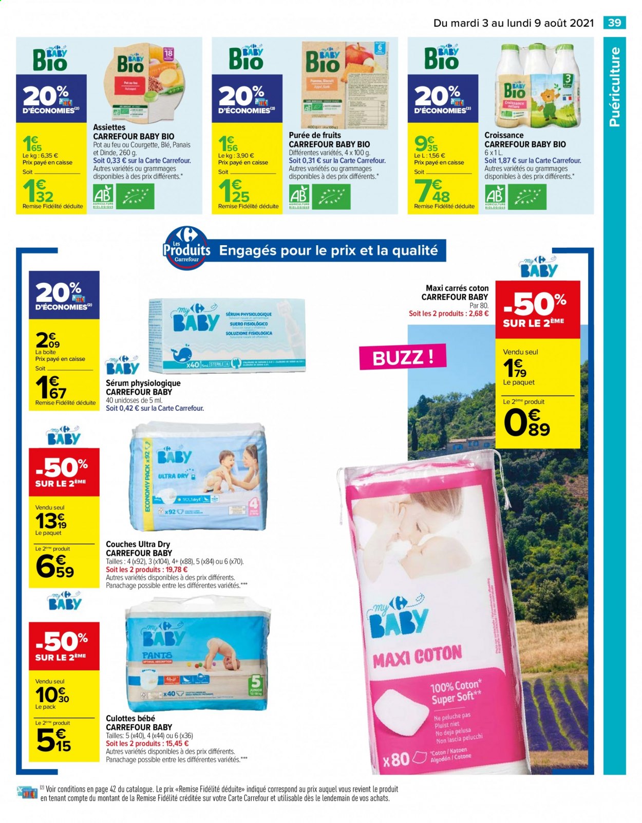 Catalogue Carrefour Hypermarchés - 03/08/2021 - 09/08/2021. Page 39