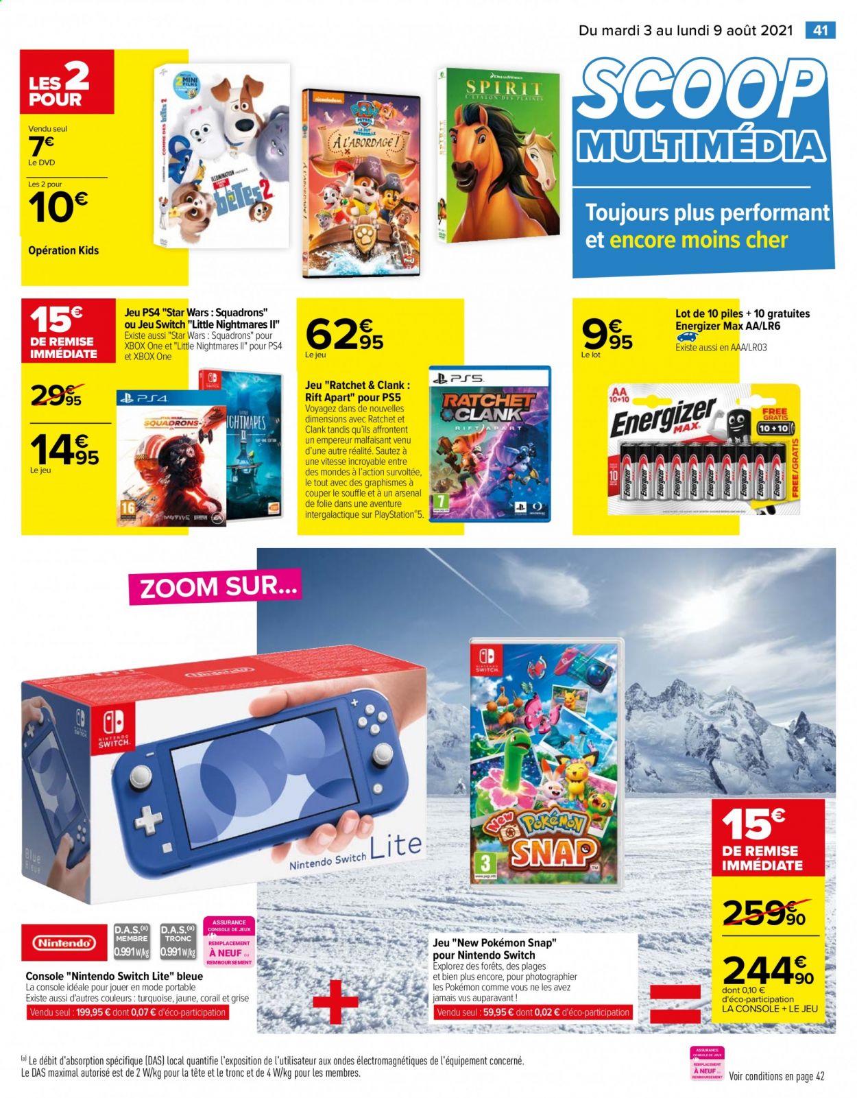 Catalogue Carrefour Hypermarchés - 03/08/2021 - 09/08/2021. Page 41