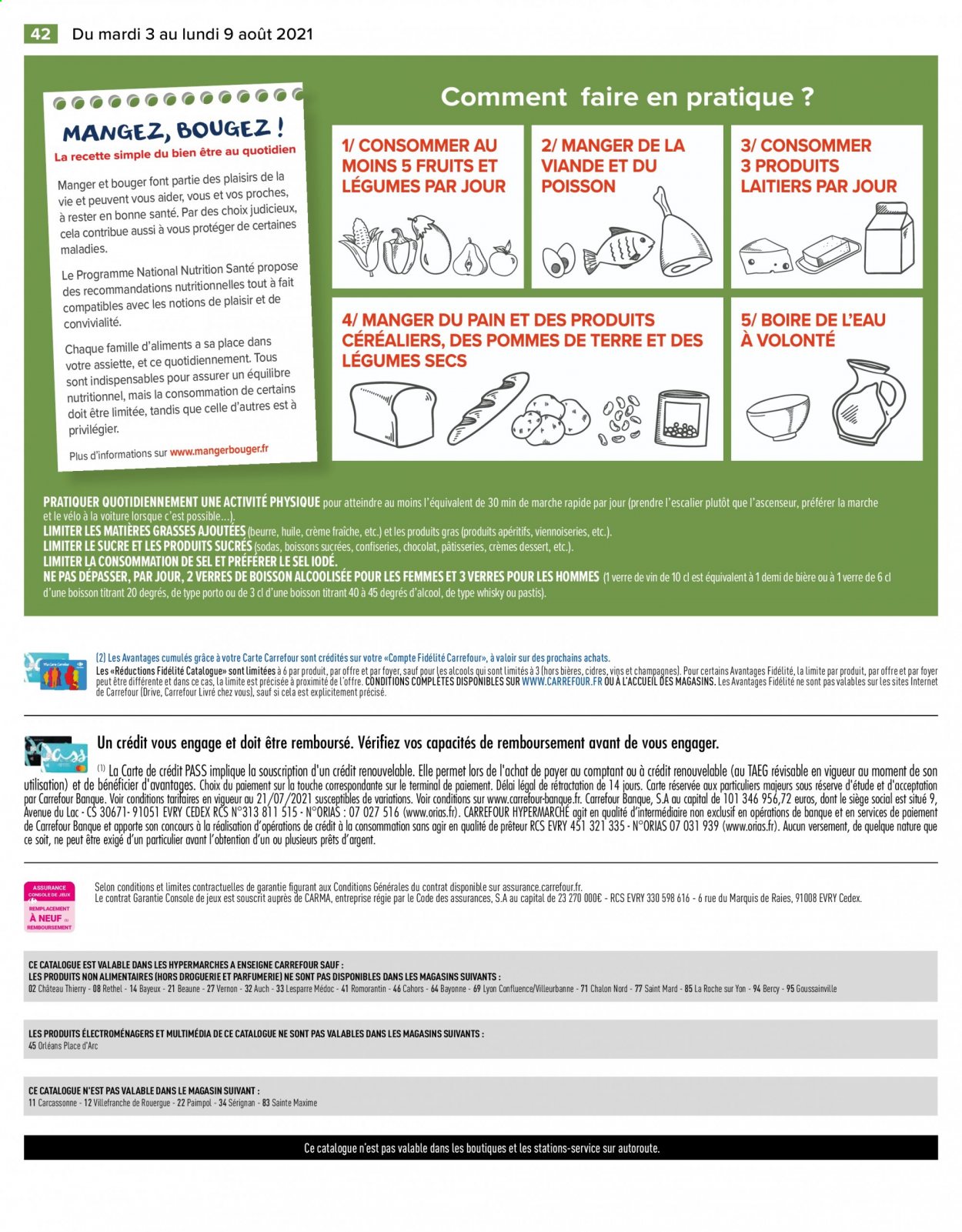 Catalogue Carrefour Hypermarchés - 03/08/2021 - 09/08/2021. Page 42