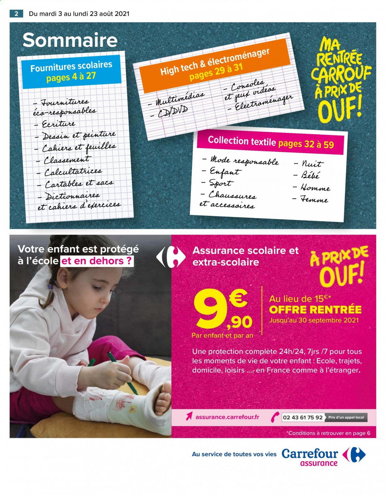 Catalogue Carrefour Hypermarchés - 03/08/2021 - 23/08/2021. Page 2