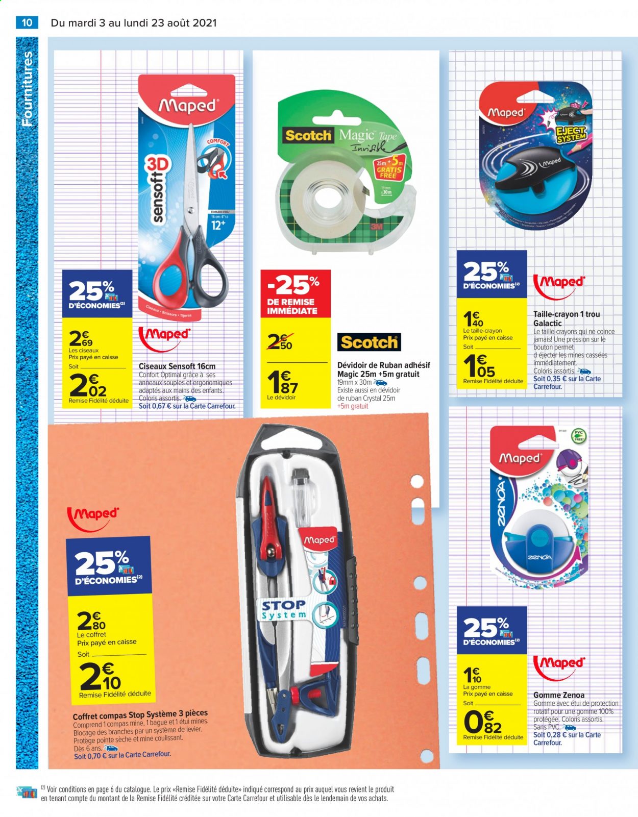 Catalogue Carrefour Hypermarchés - 03/08/2021 - 23/08/2021. Page 10