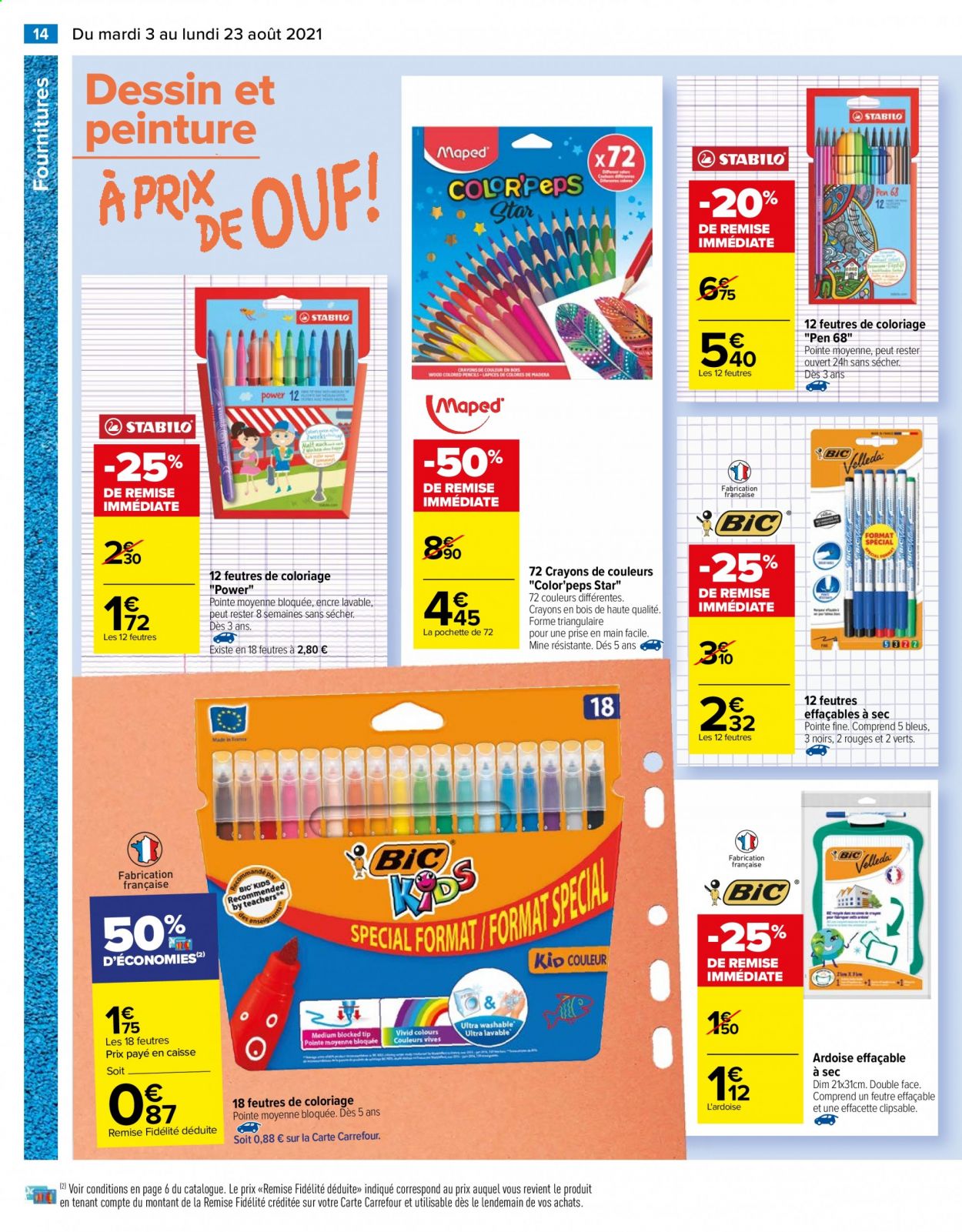 Catalogue Carrefour Hypermarchés - 03/08/2021 - 23/08/2021. Page 14