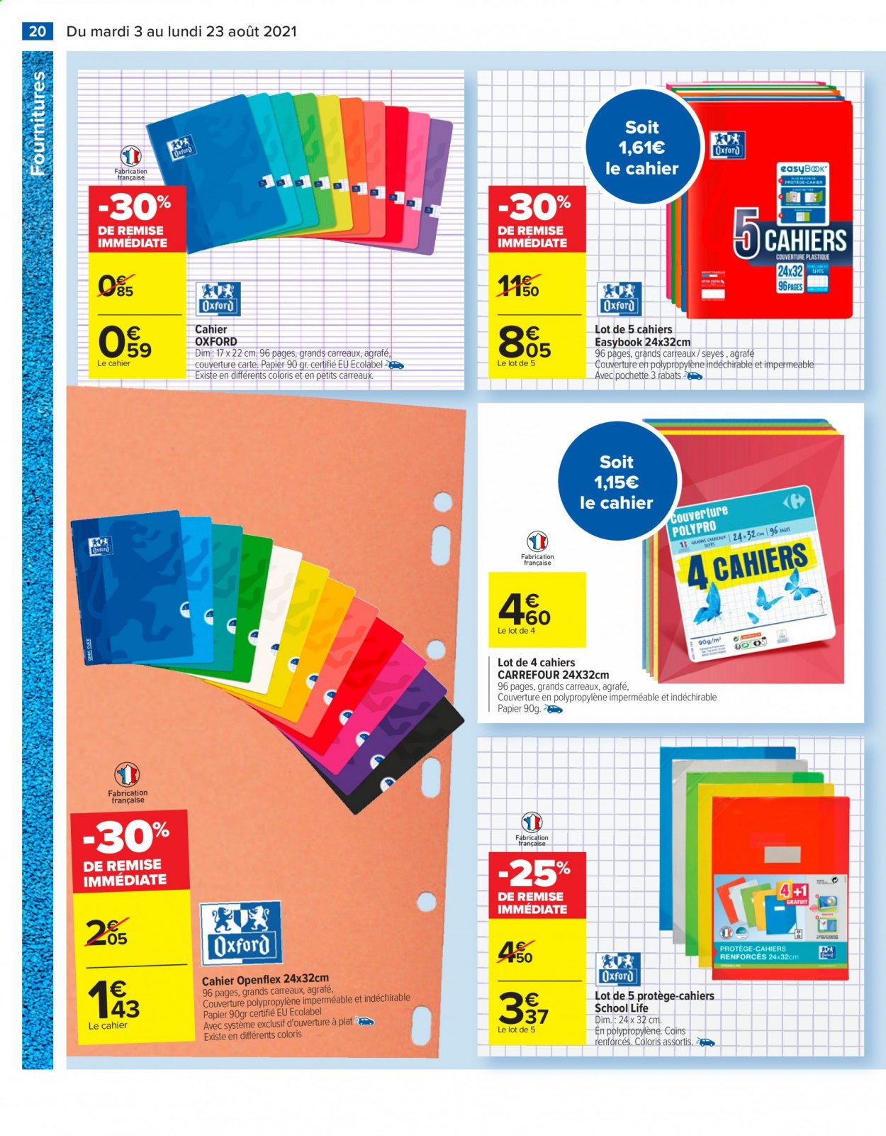 Catalogue Carrefour Hypermarchés - 03/08/2021 - 23/08/2021. Page 20