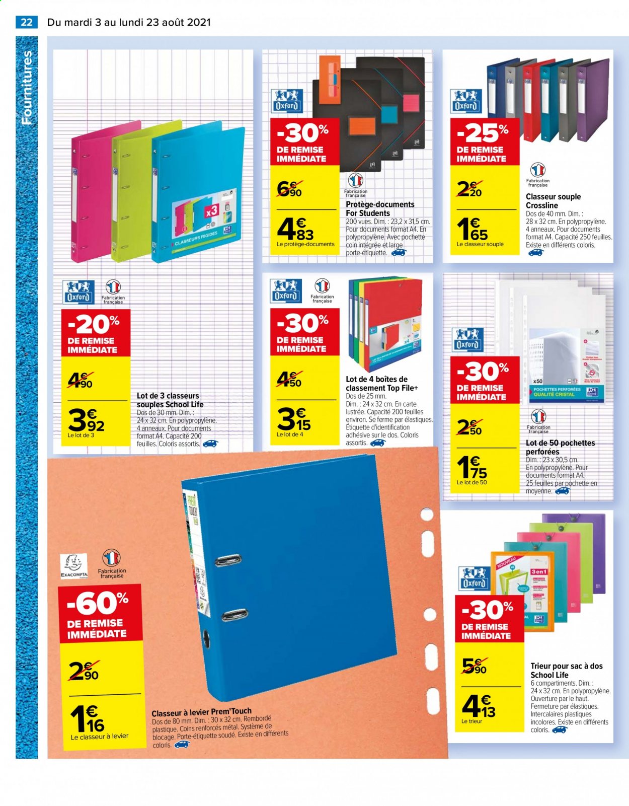 Catalogue Carrefour Hypermarchés - 03/08/2021 - 23/08/2021. Page 22