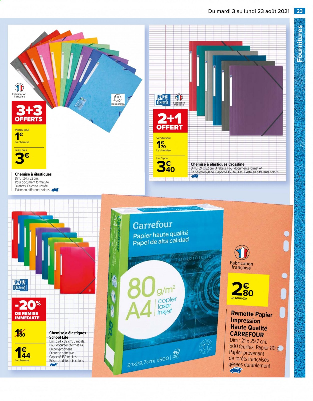 Catalogue Carrefour Hypermarchés - 03/08/2021 - 23/08/2021. Page 23