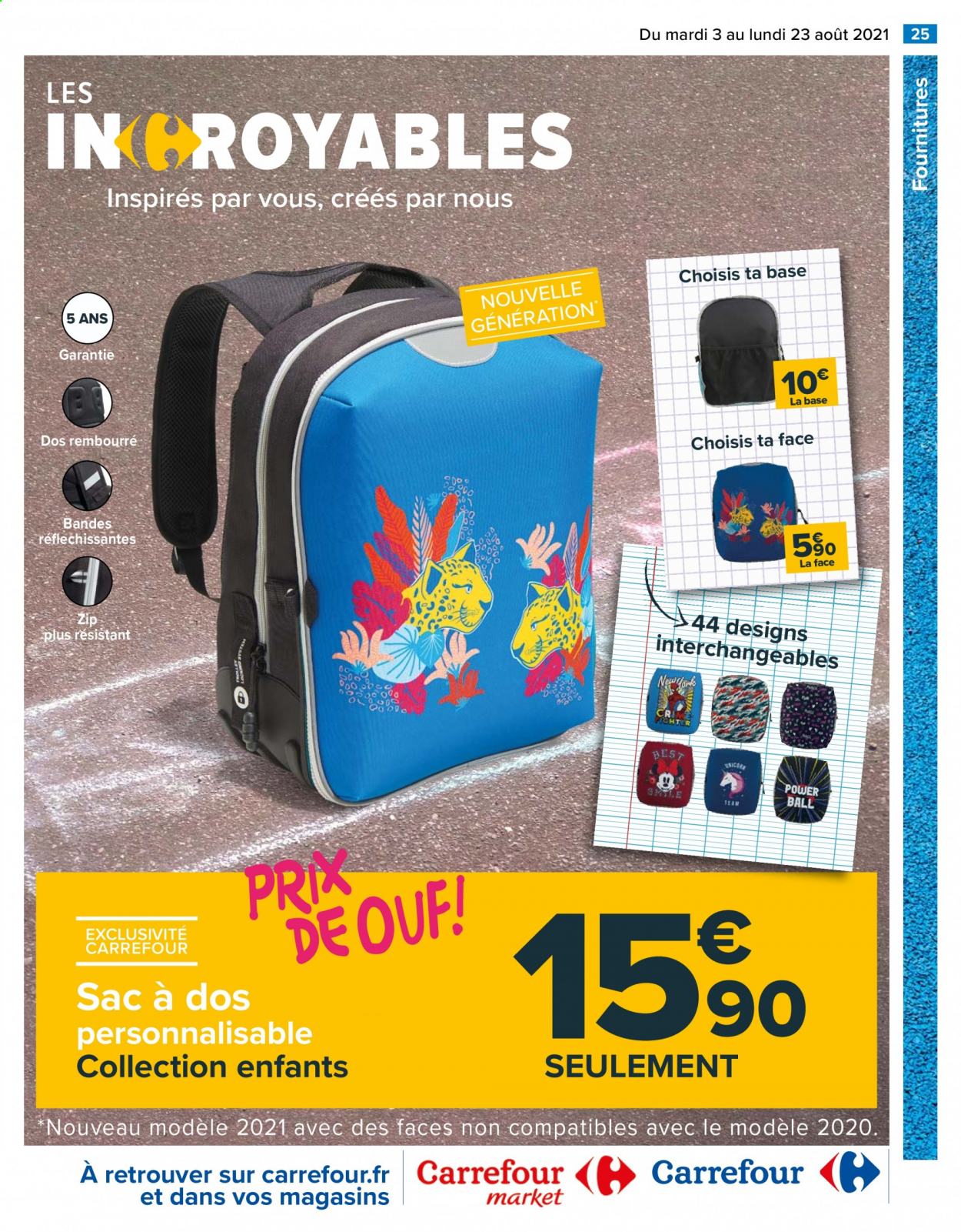 Catalogue Carrefour Hypermarchés - 03/08/2021 - 23/08/2021. Page 25