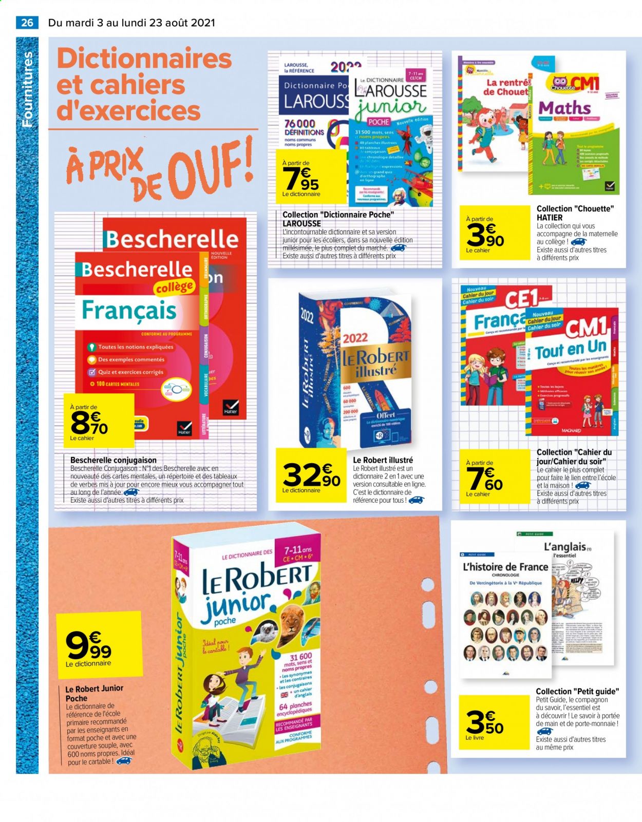 Catalogue Carrefour Hypermarchés - 03/08/2021 - 23/08/2021. Page 26