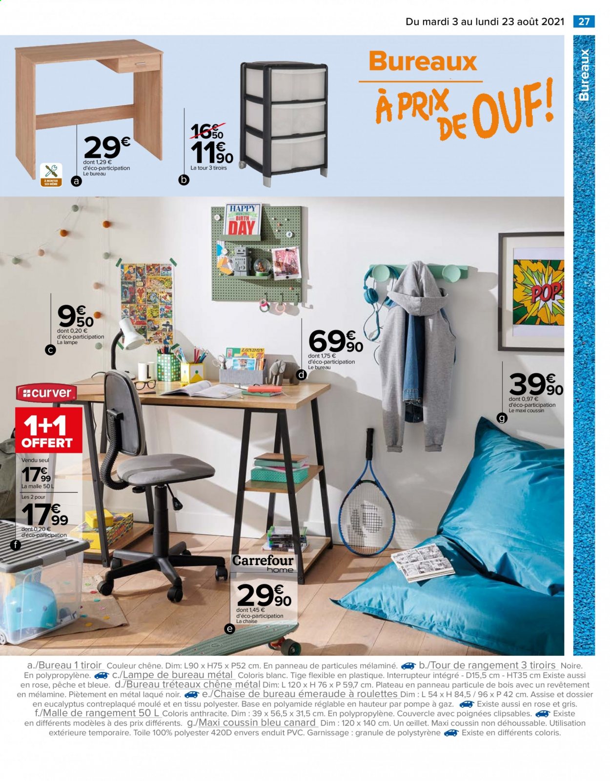 Catalogue Carrefour Hypermarchés - 03/08/2021 - 23/08/2021. Page 27