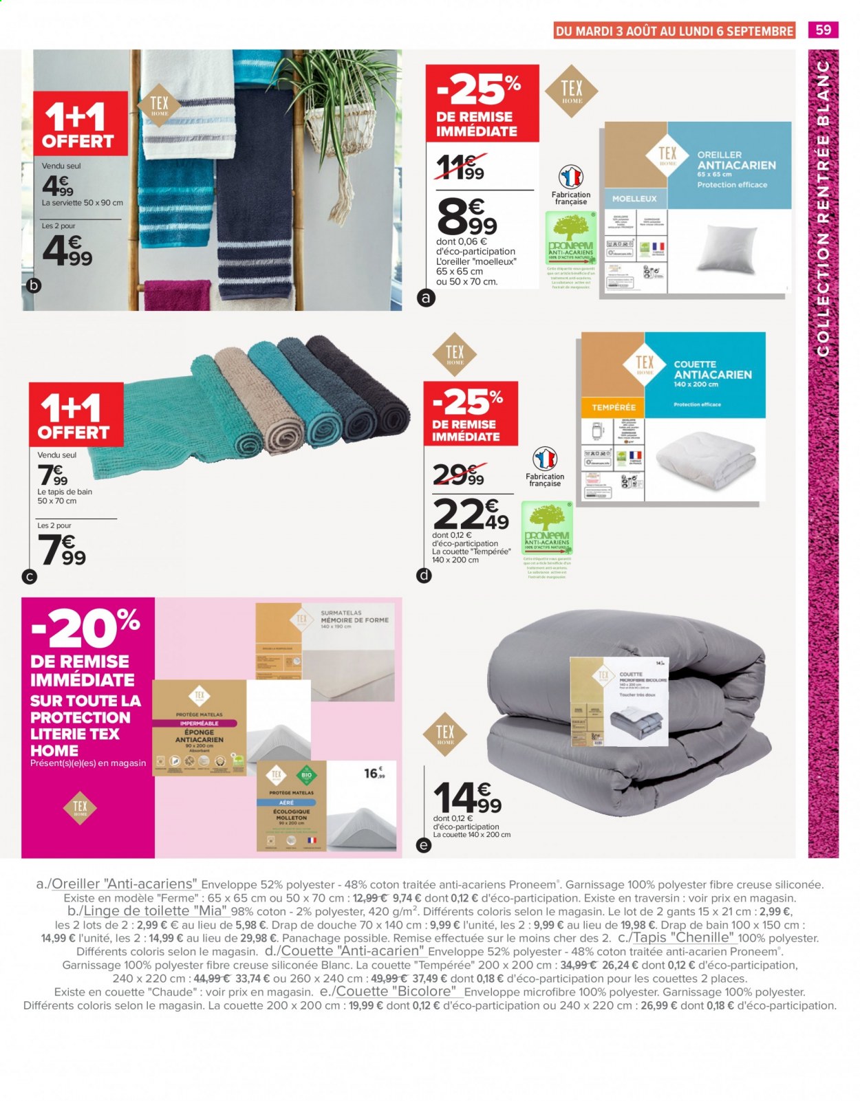Catalogue Carrefour Hypermarchés - 03/08/2021 - 23/08/2021. Page 59