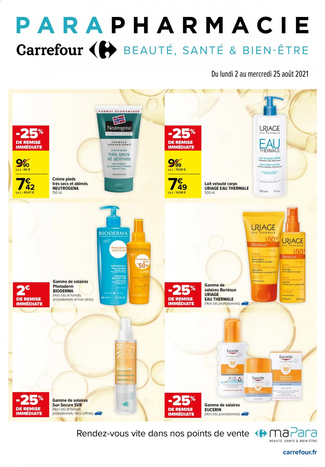 Catalogue Carrefour Hypermarchés - 02/08/2021 - 25/08/2021. Page 1