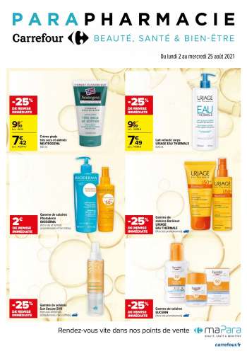 Catalogue Carrefour Hypermarchés - 02.08.2021 - 25.08.2021.