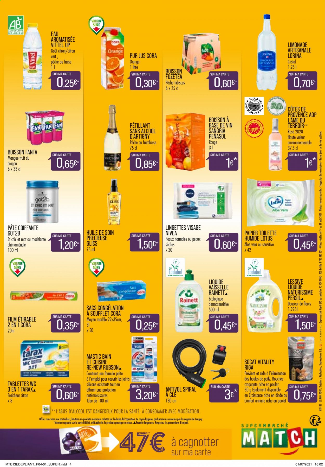 Catalogue Supermarché Match - 01/08/2021 - 31/08/2021. Page 4