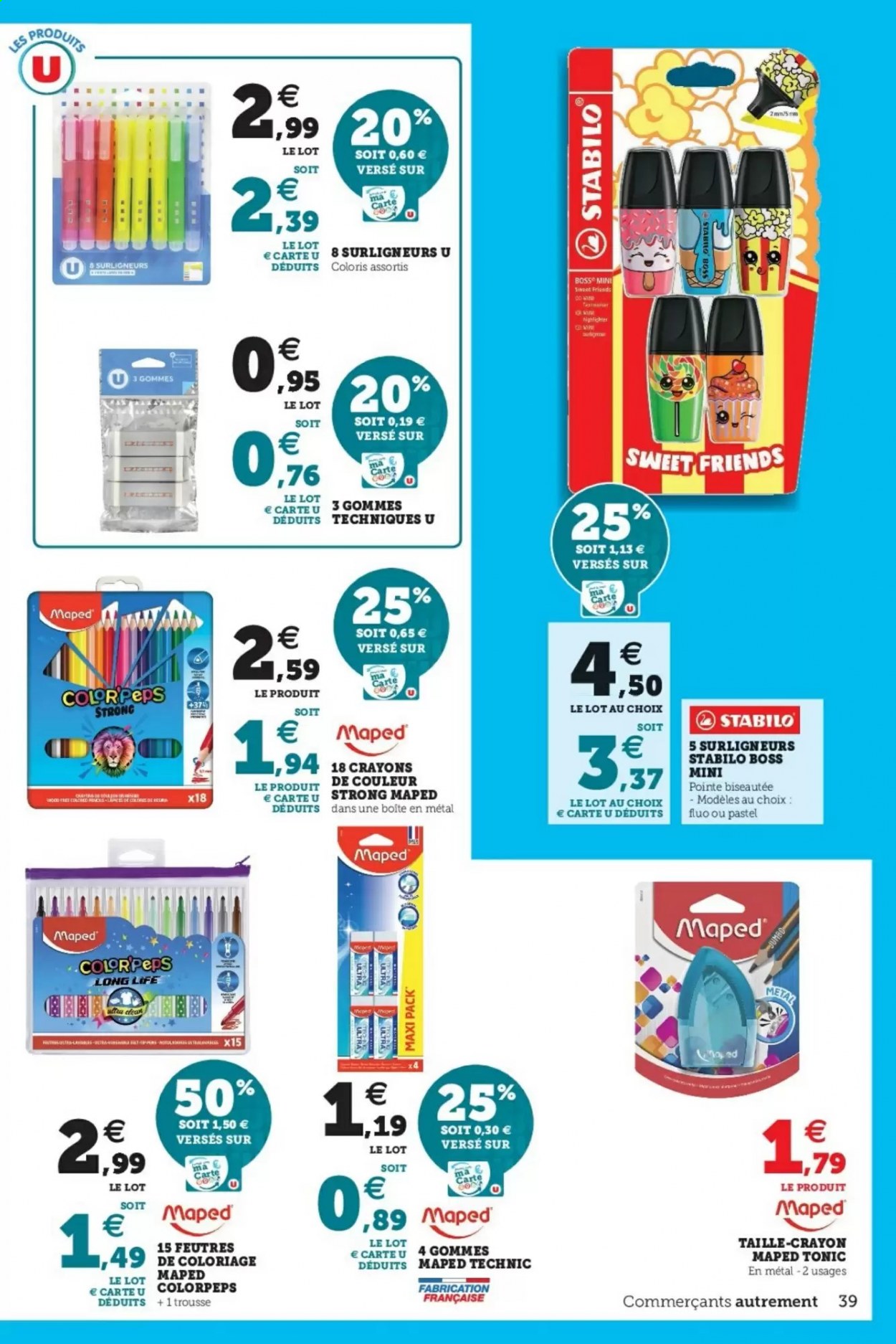 Catalogue SUPER U - 03/08/2021 - 14/08/2021. Page 39