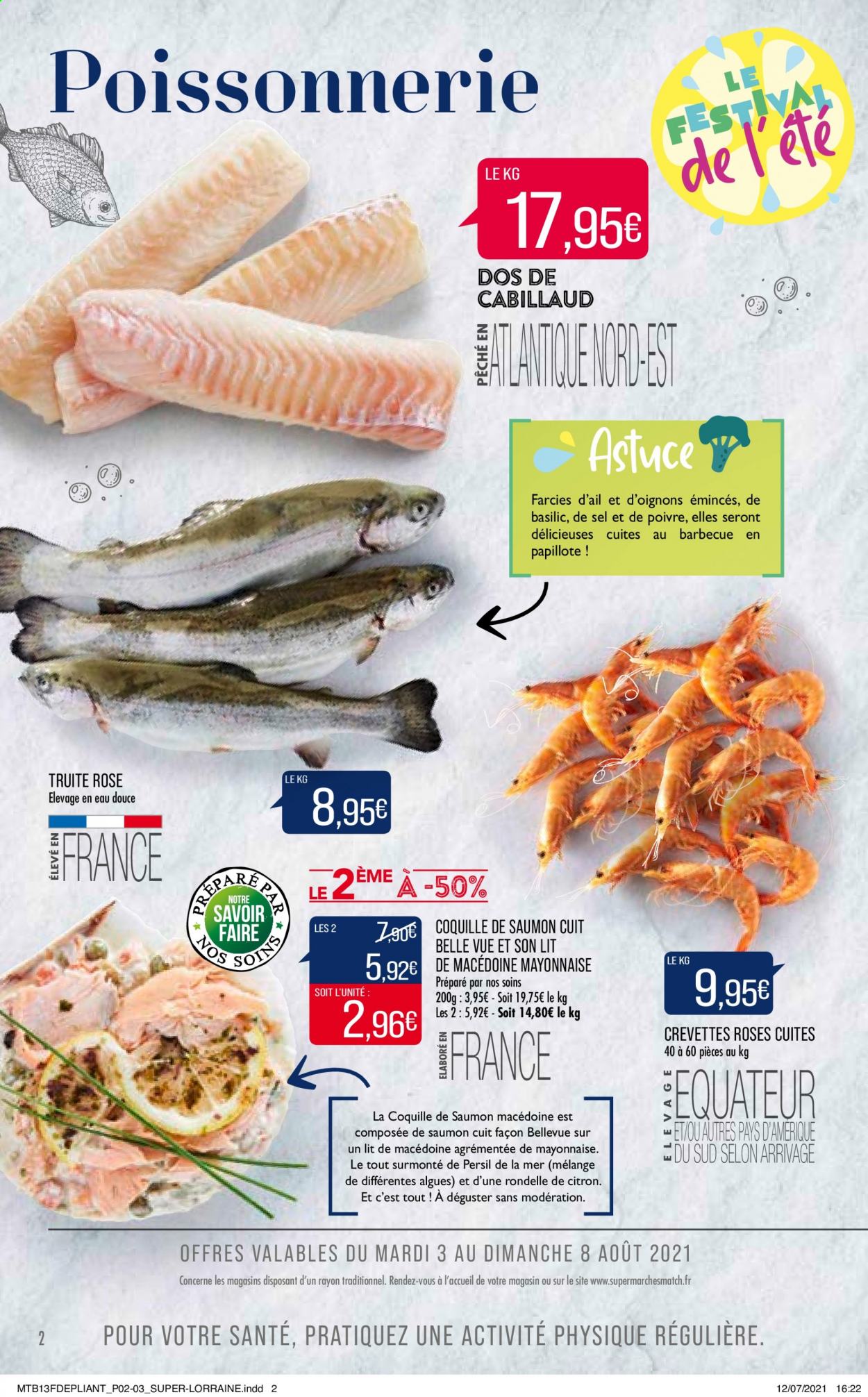 Catalogue Supermarché Match - 03/08/2021 - 08/08/2021. Page 2