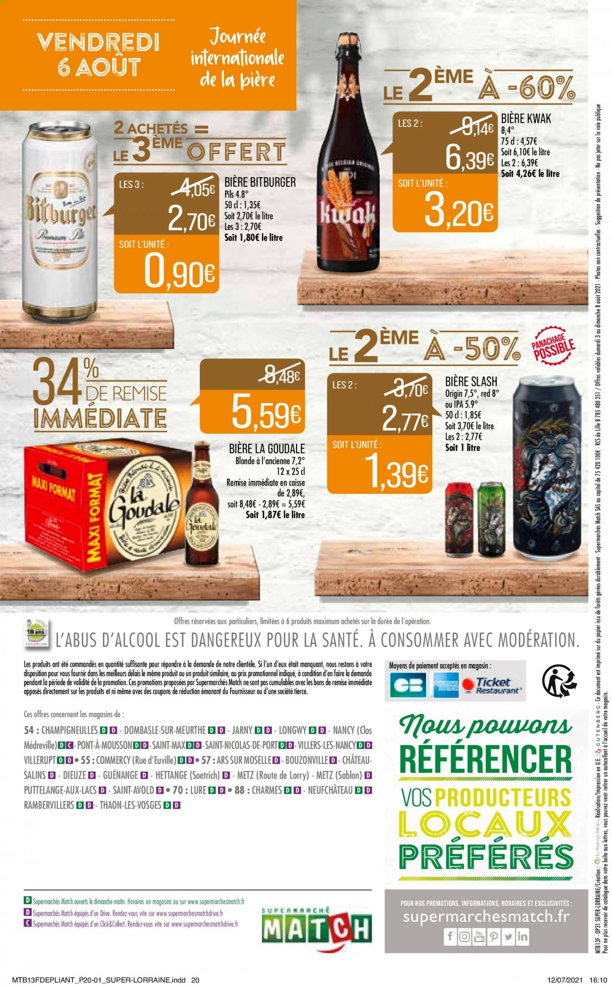 Catalogue Supermarché Match - 03/08/2021 - 08/08/2021. Page 20