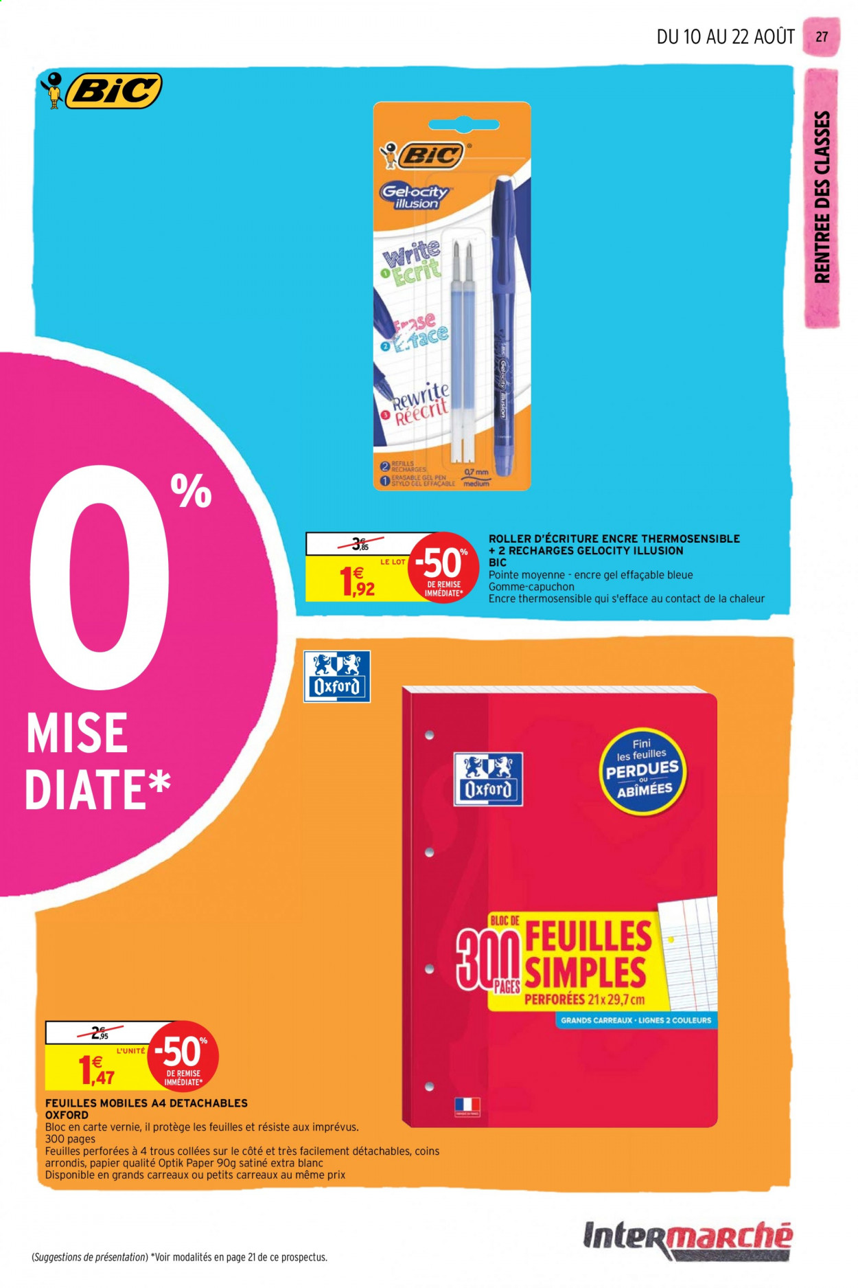 Catalogue Intermarché Contact - 10/08/2021 - 22/08/2021. Page 27