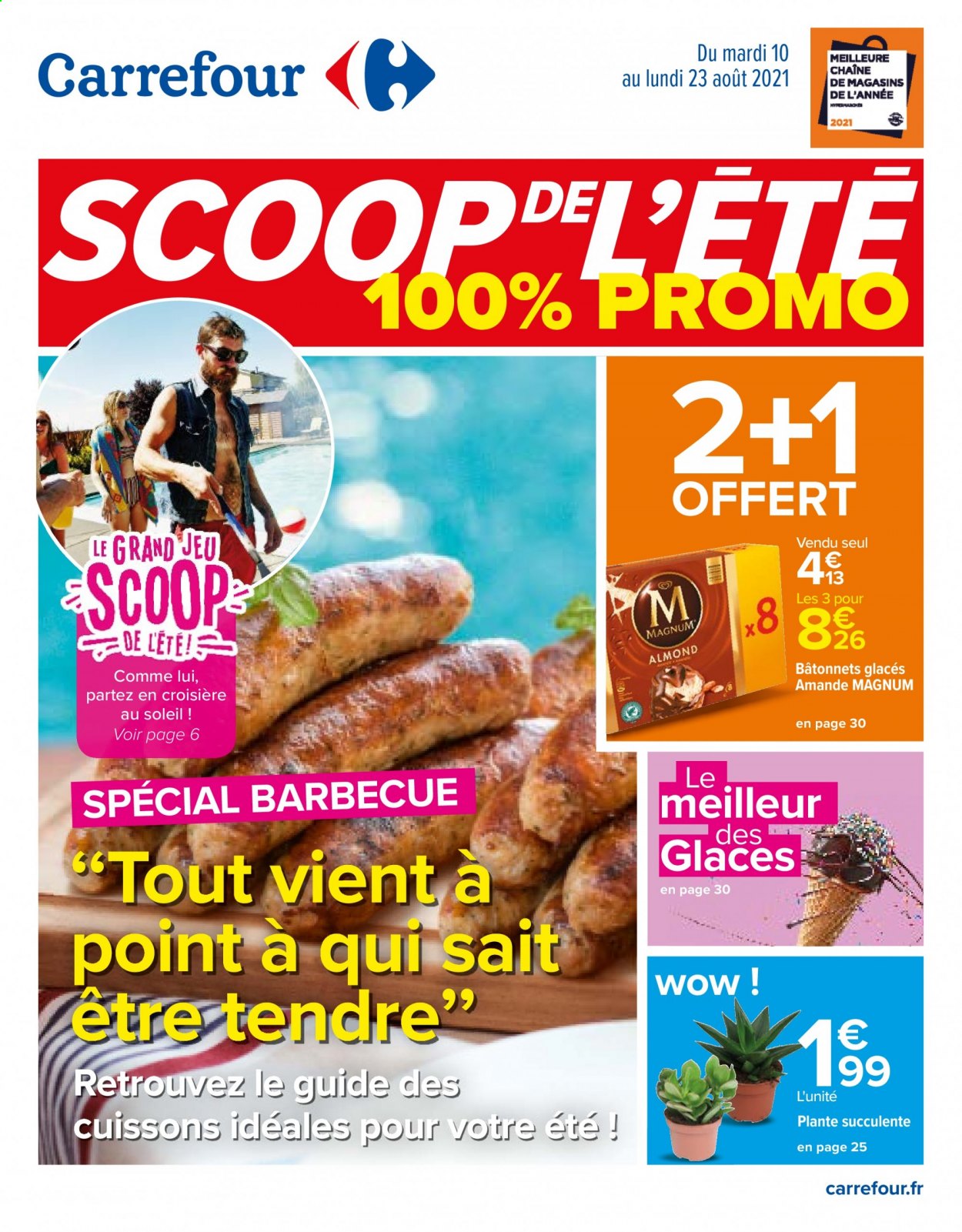 Catalogue Carrefour Hypermarchés - 10/08/2021 - 23/08/2021. Page 1