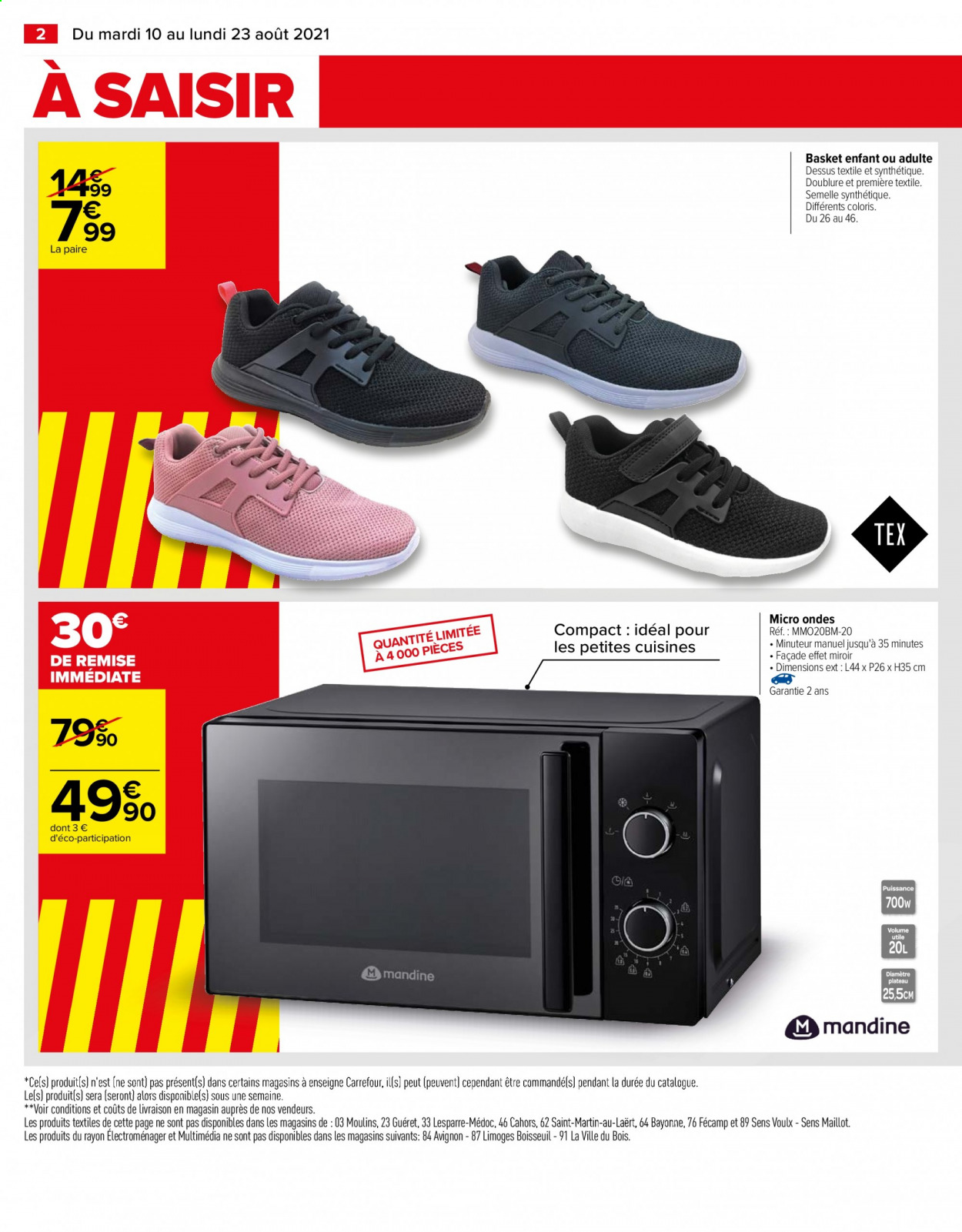 Catalogue Carrefour Hypermarchés - 10/08/2021 - 23/08/2021. Page 2
