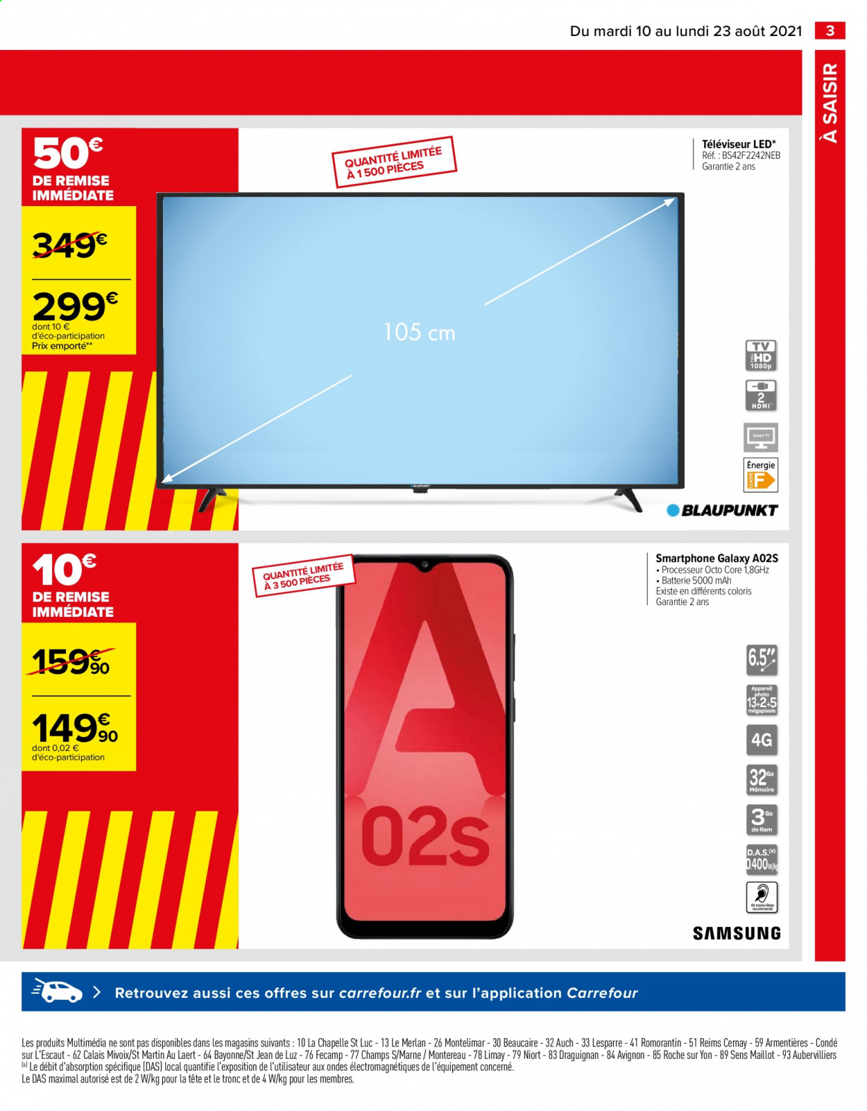 Catalogue Carrefour Hypermarchés - 10/08/2021 - 23/08/2021. Page 3