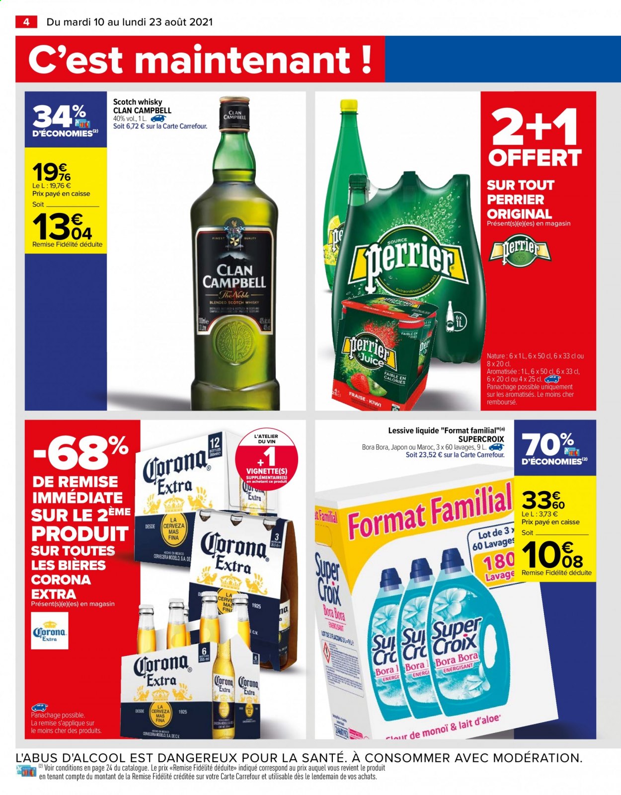 Catalogue Carrefour Hypermarchés - 10/08/2021 - 23/08/2021. Page 4