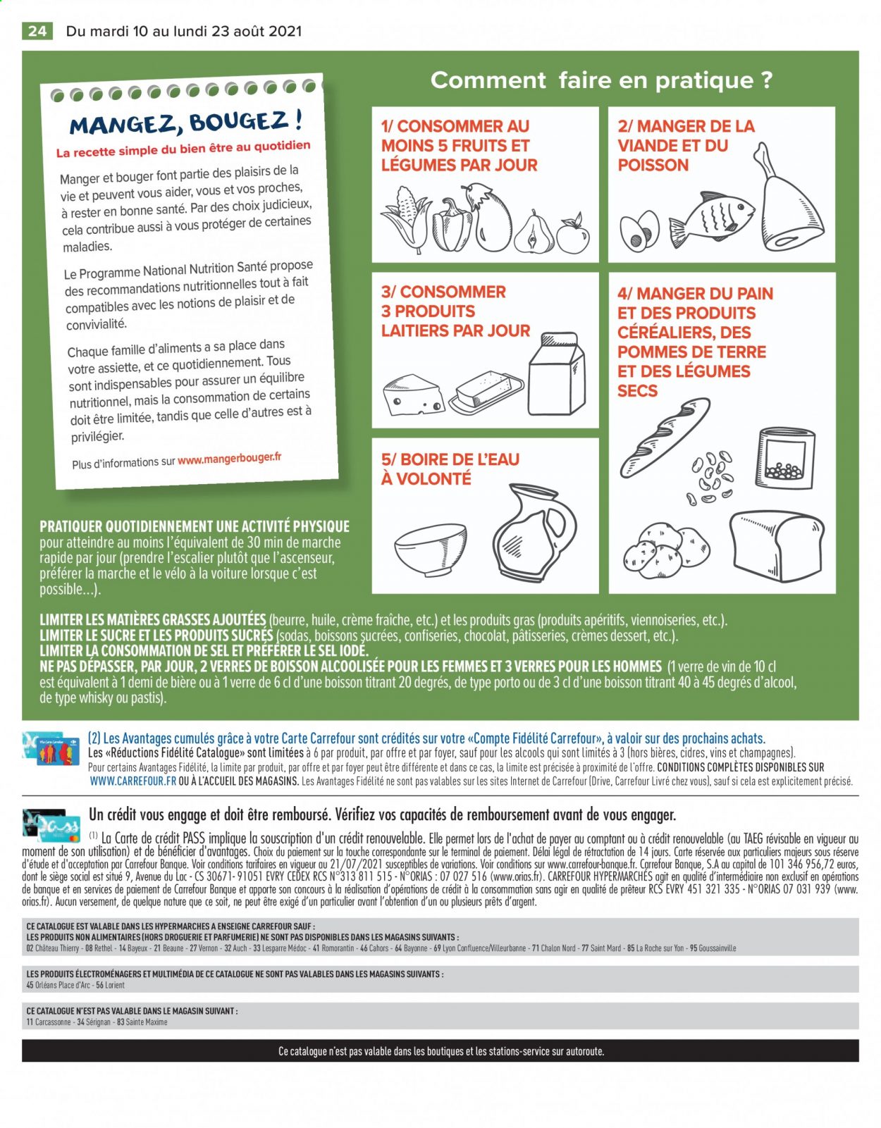 Catalogue Carrefour Hypermarchés - 10/08/2021 - 23/08/2021. Page 24