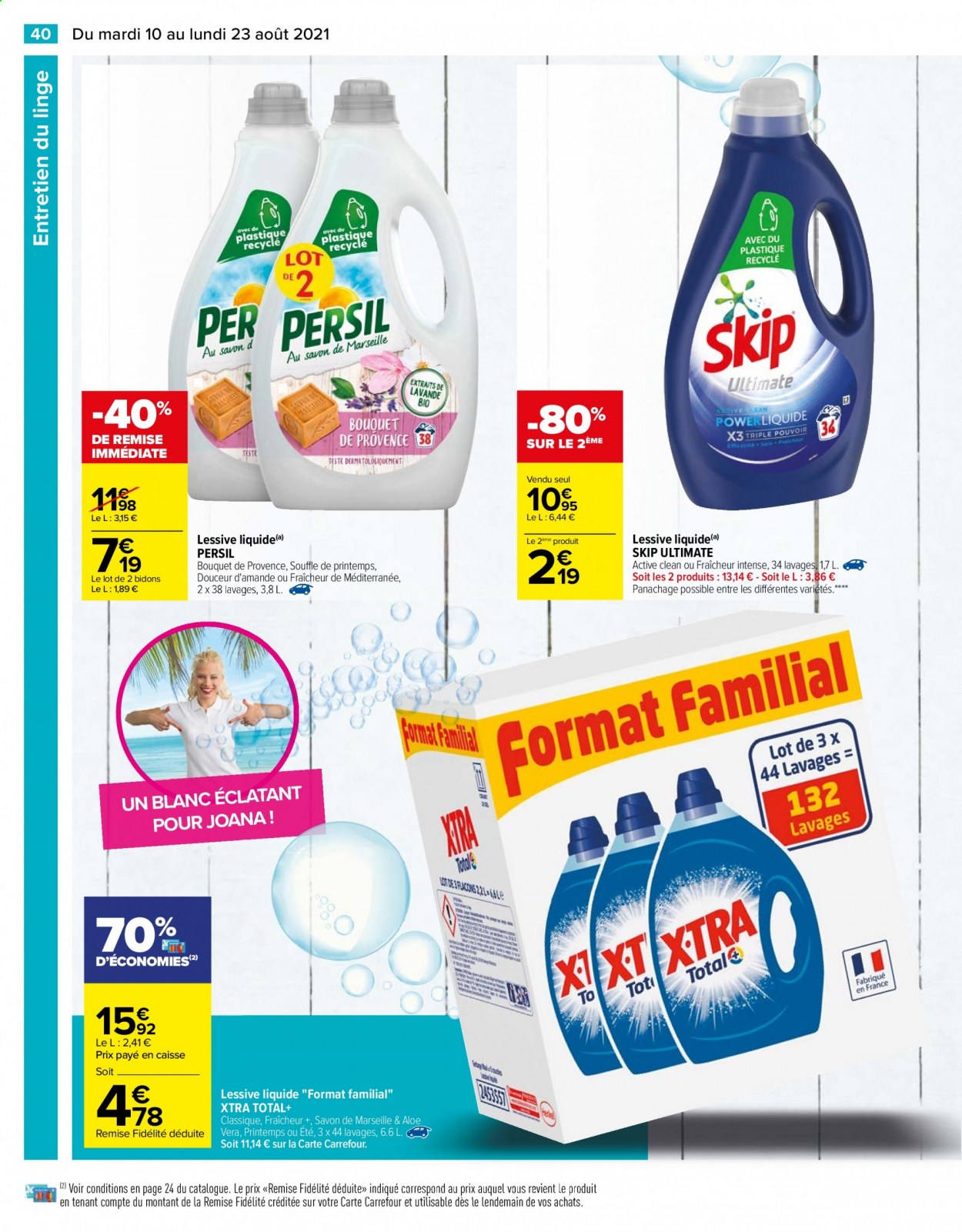 Catalogue Carrefour Hypermarchés - 10/08/2021 - 23/08/2021. Page 40