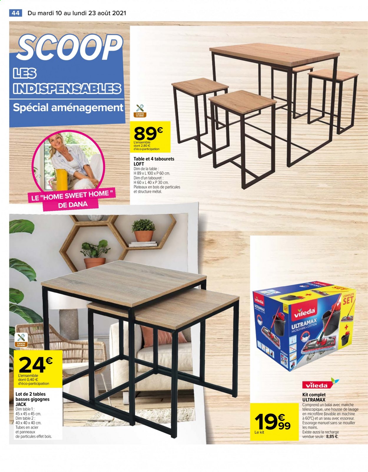 Catalogue Carrefour Hypermarchés - 10/08/2021 - 23/08/2021. Page 44