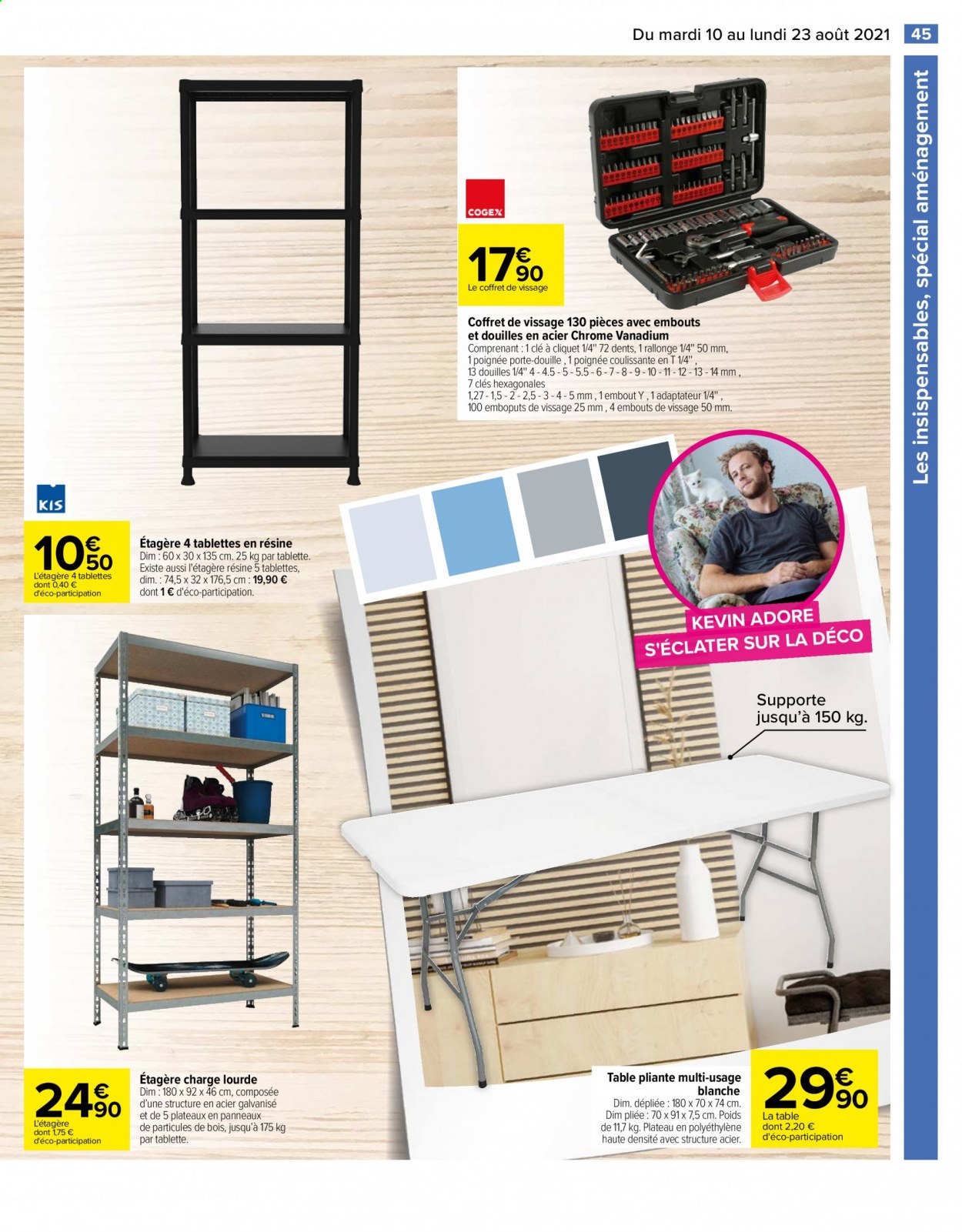 Catalogue Carrefour Hypermarchés - 10/08/2021 - 23/08/2021. Page 45